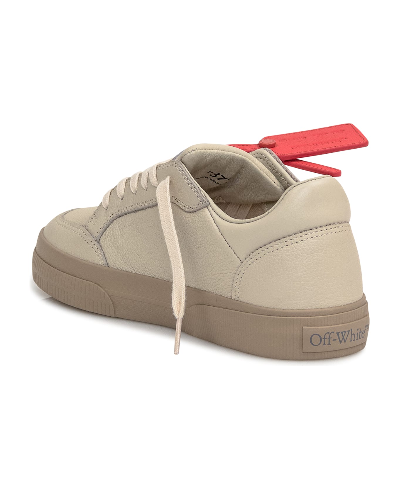 Off-White New Low Vulcanized Sneaker - BEIGE-WHITE