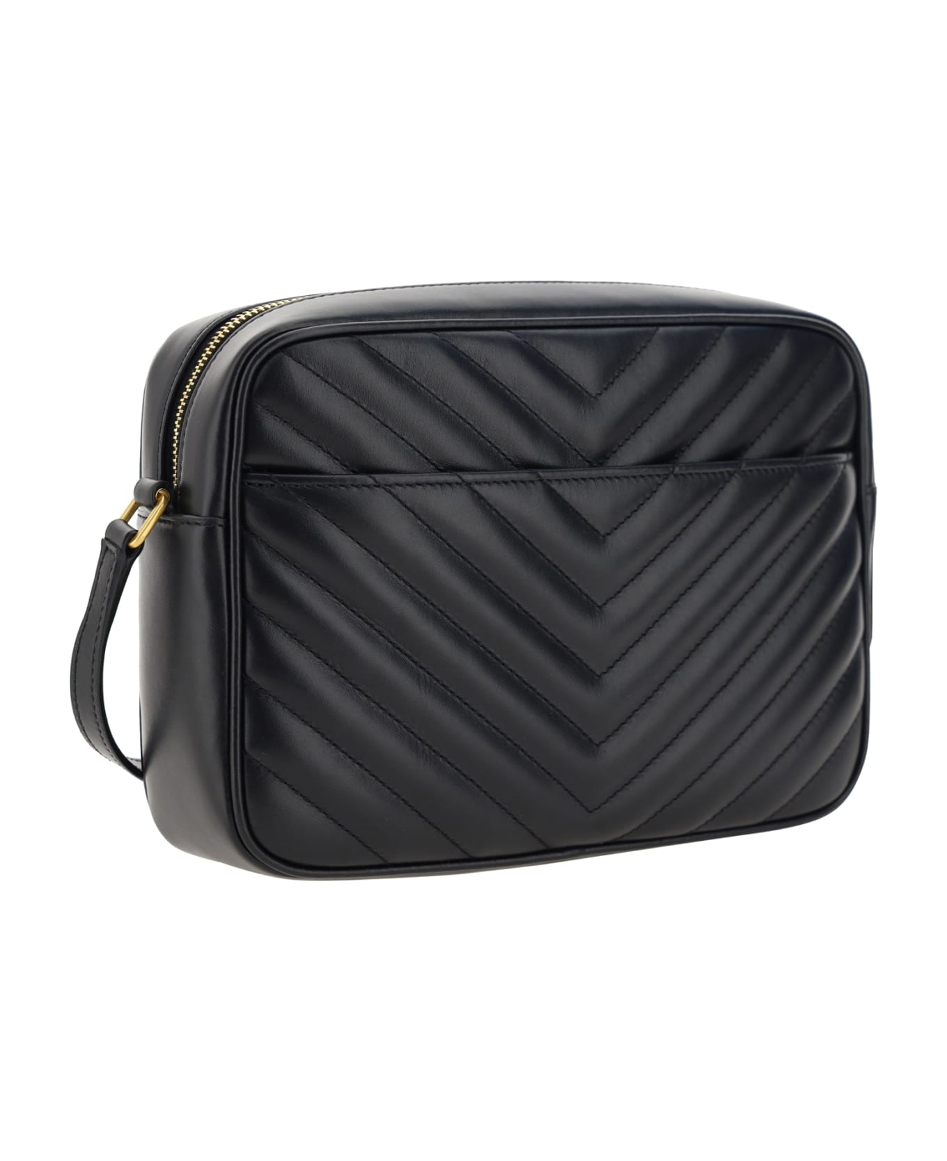 Saint Laurent Loulou Shoulder Bag - BLACK