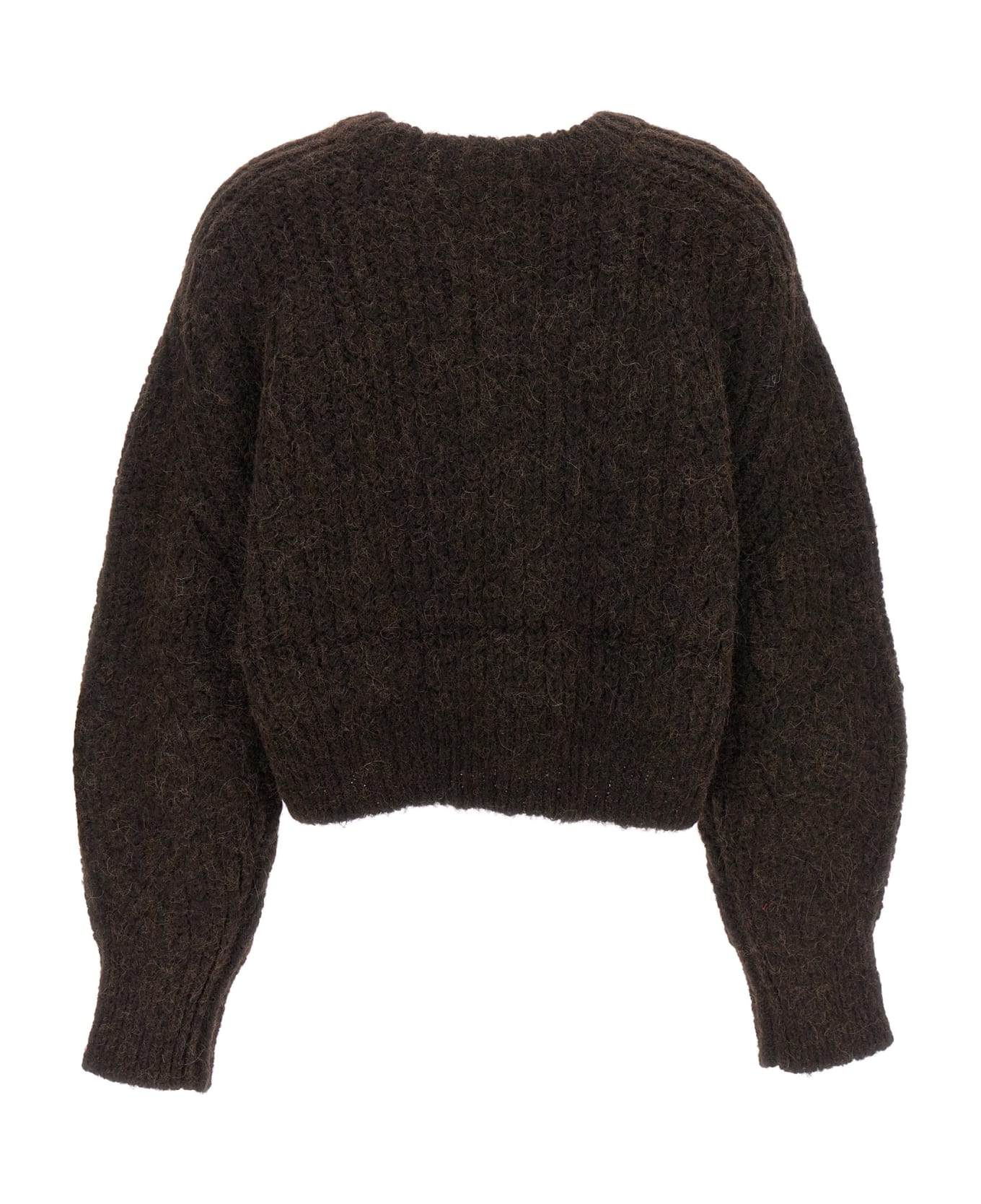 Rotate by Birger Christensen Logo Sweater - Brown