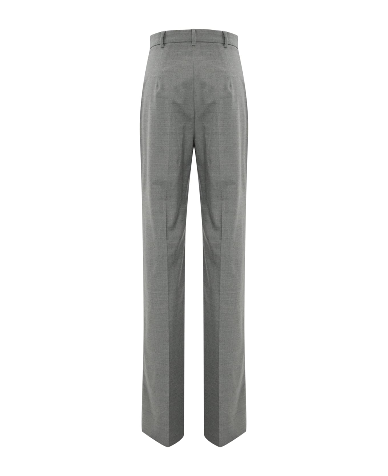 Max Mara Studio 
soraga
 Trousers In Virgin Wool - Light Grey