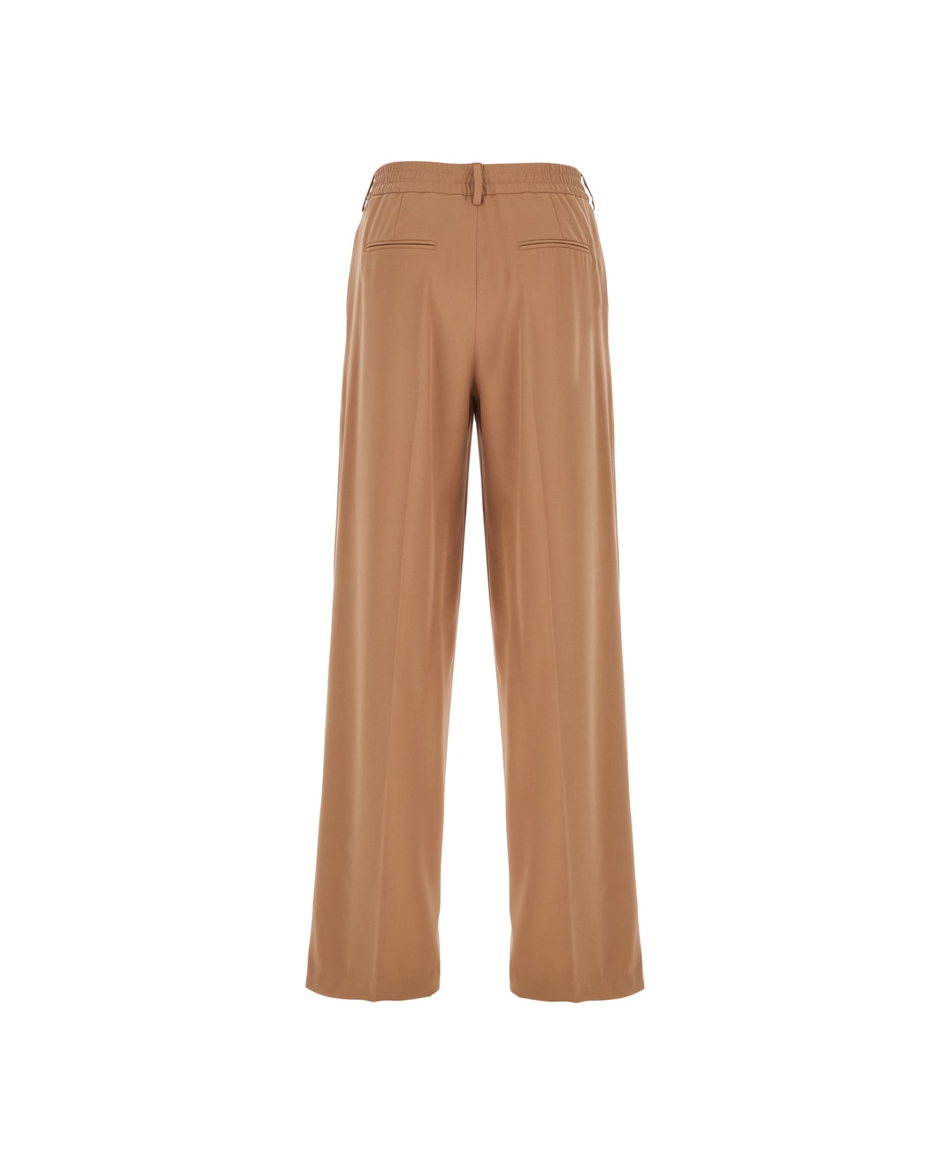 PT Torino 
lorenza
 Beige Tailored High Waisted Pants In Tech Fabric Woman - Beige