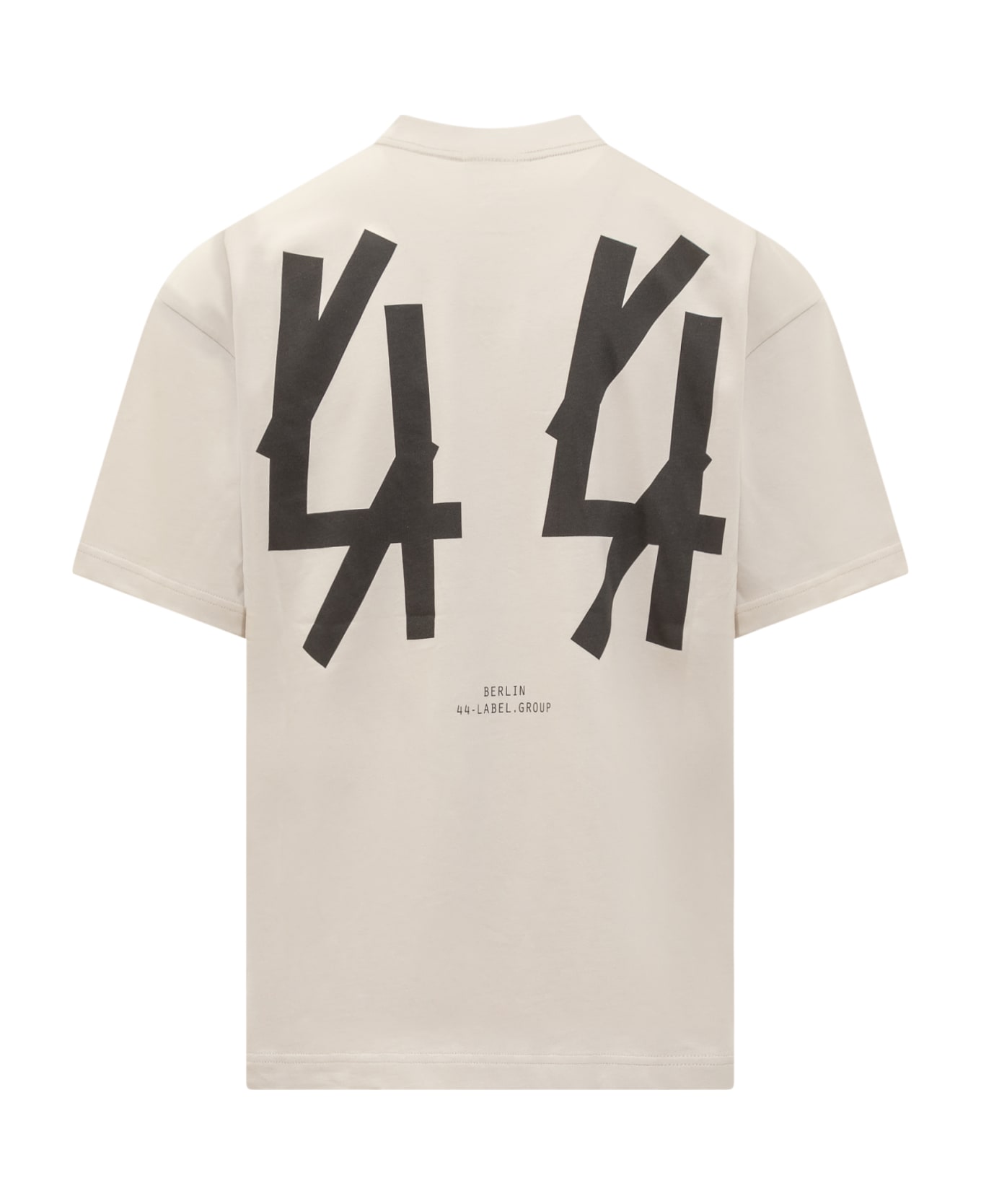 44 Label Group T-shirt With Logo T-Shirt - DIRTY WHITE シャツ