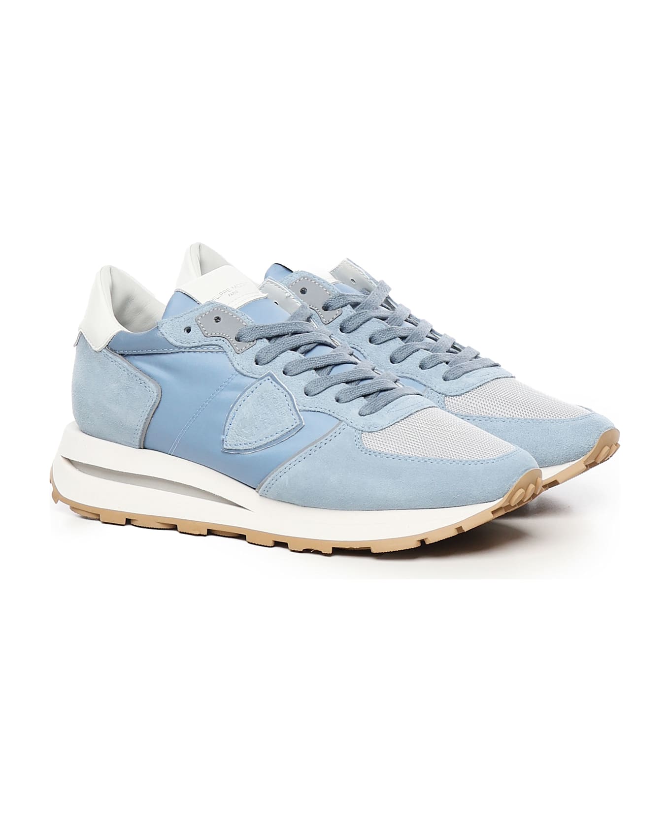 Philippe Model Tropez Haute Sneaker - Blue