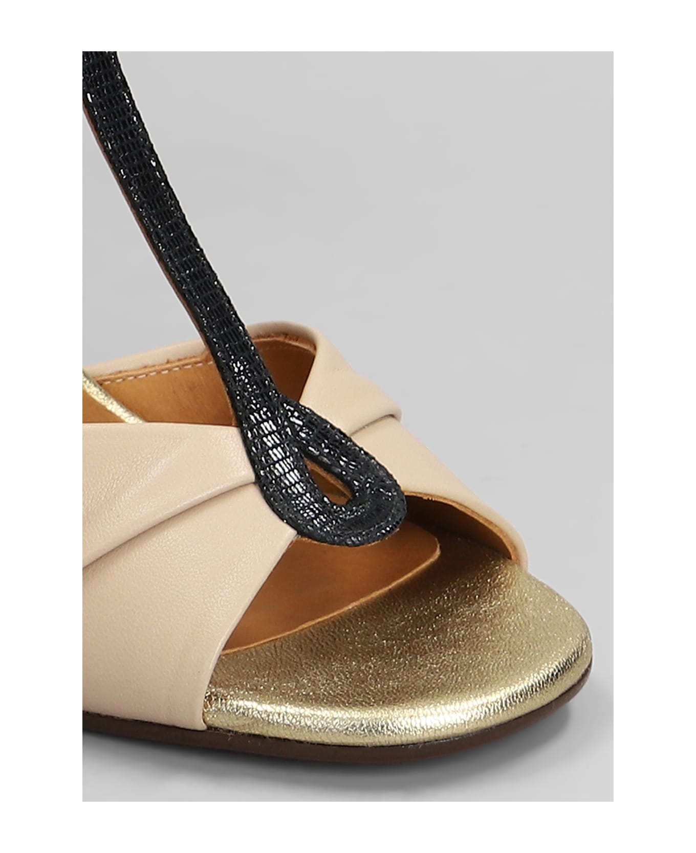 Chie Mihara Biagio 46 Sandals In Taupe Leather - taupe