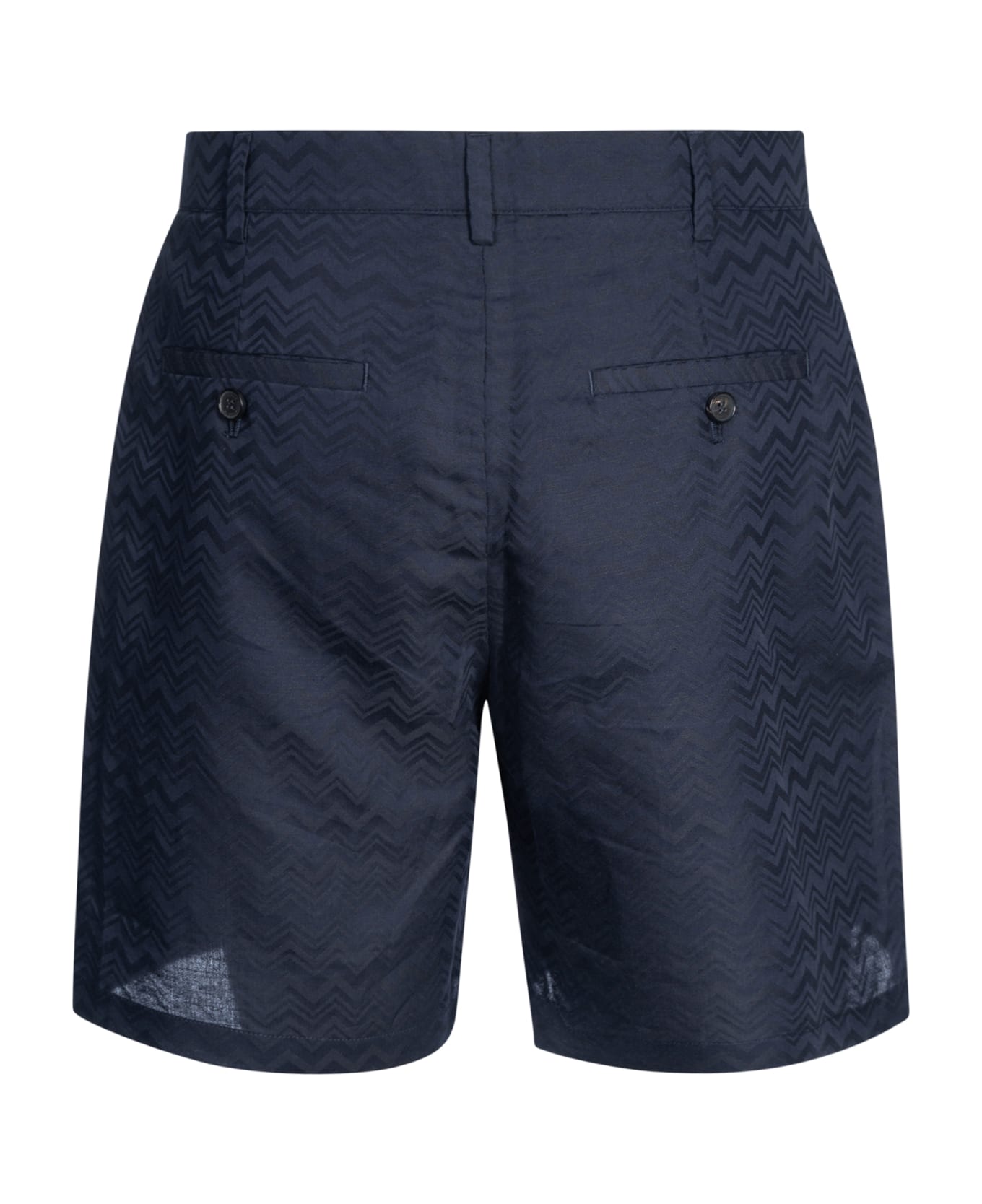 Missoni Buttoned Shorts - Night Sky