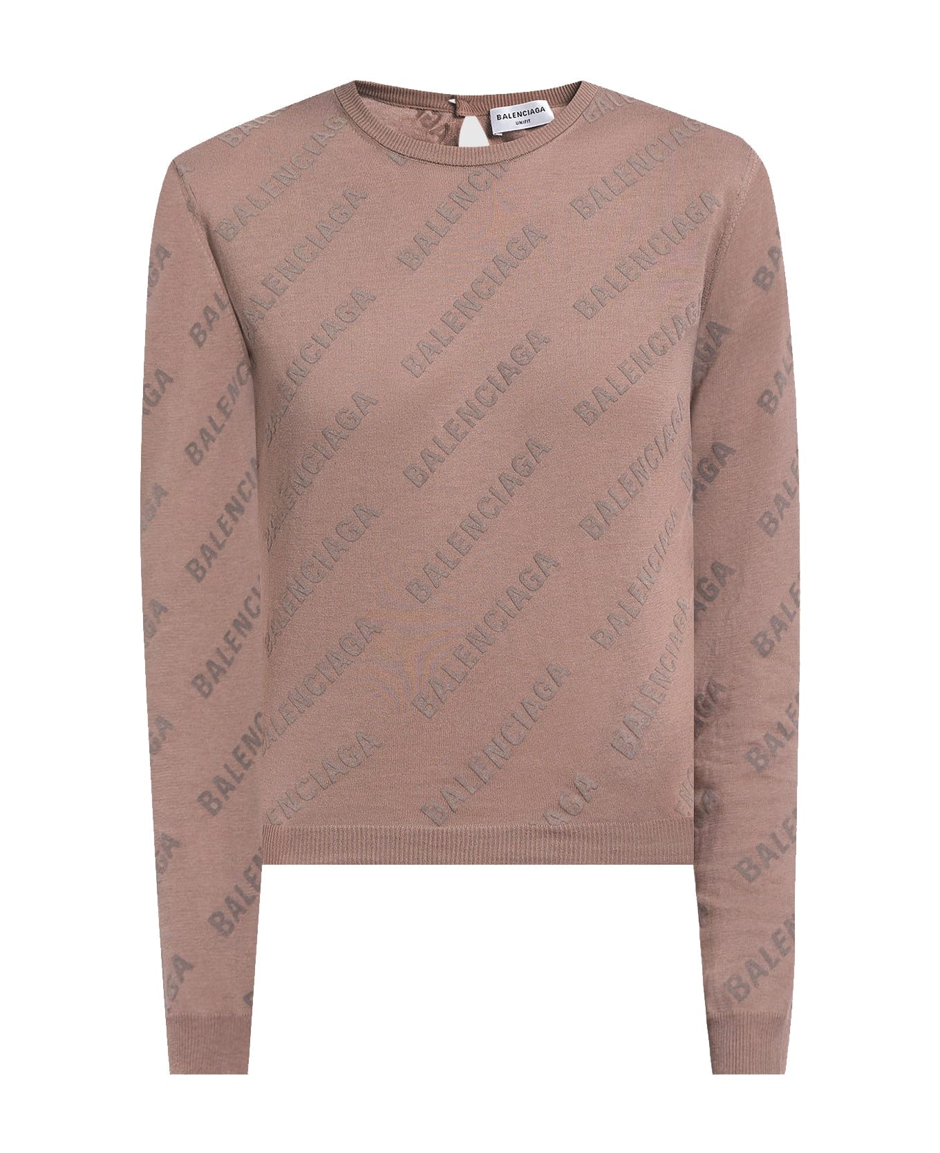 Balenciaga Knitted Pullover - Brown ニットウェア