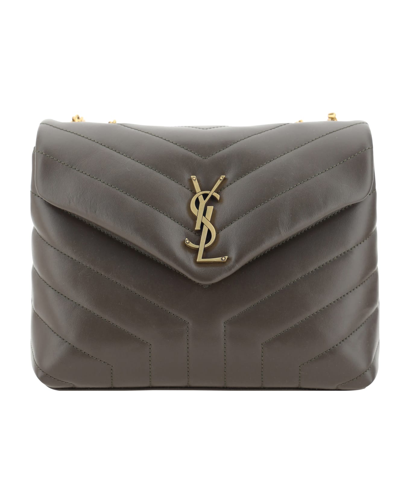 Saint Laurent Loulou Shoulder Bag - Light Musk/light Mus