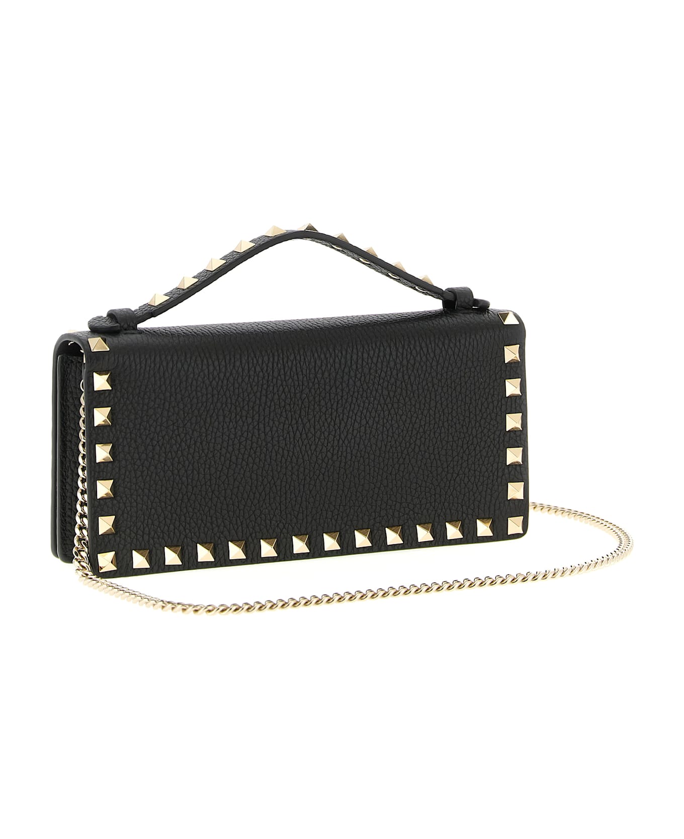 Valentino Garavani 
rockstud
 Wallet On Chain - Black  