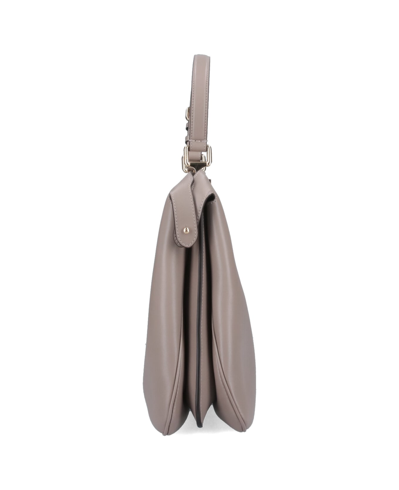 Fendi 
peekaboo Soft
 Large Shoulder Bag - Taupe