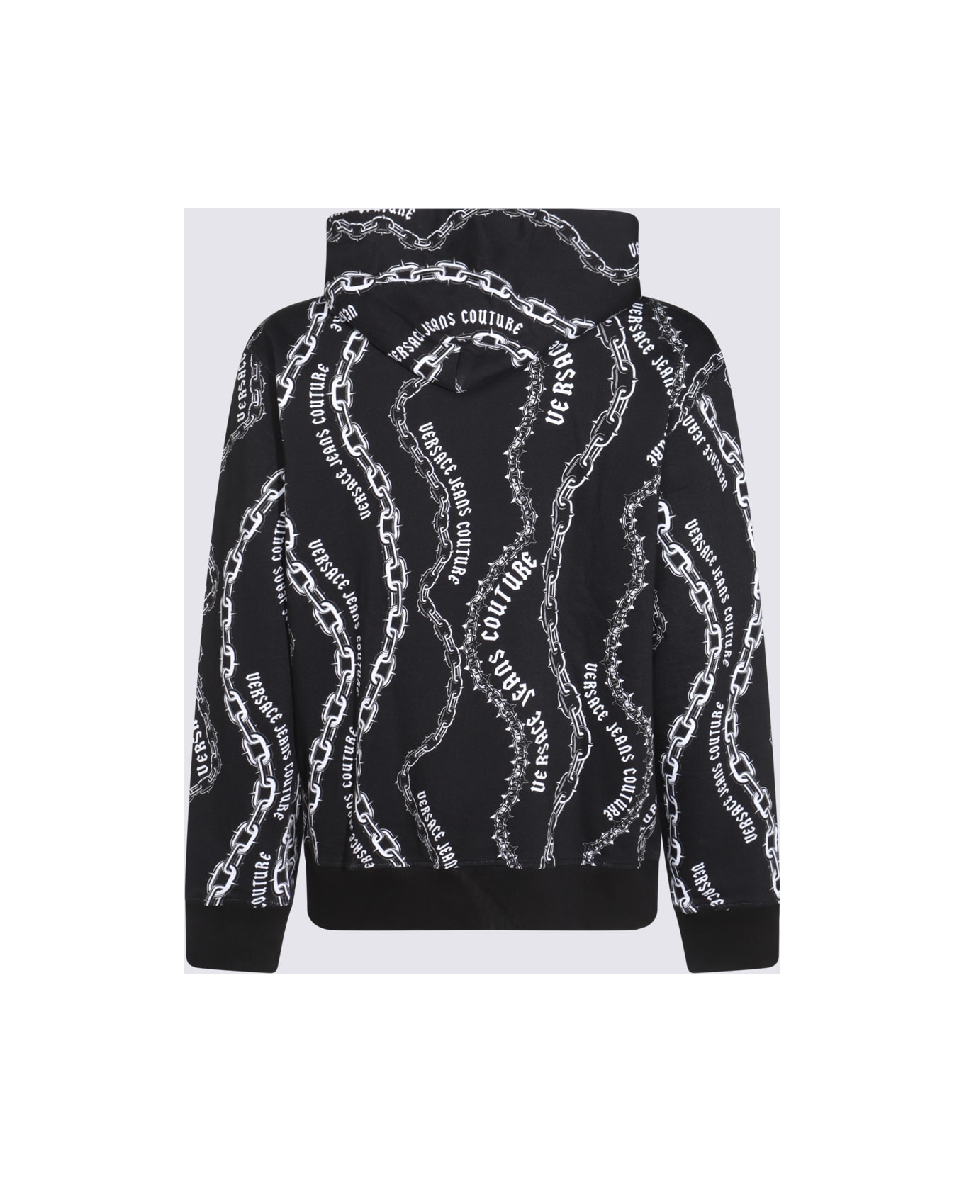 Versace Jeans Couture Black Cotton Sweatshirt - BLACK