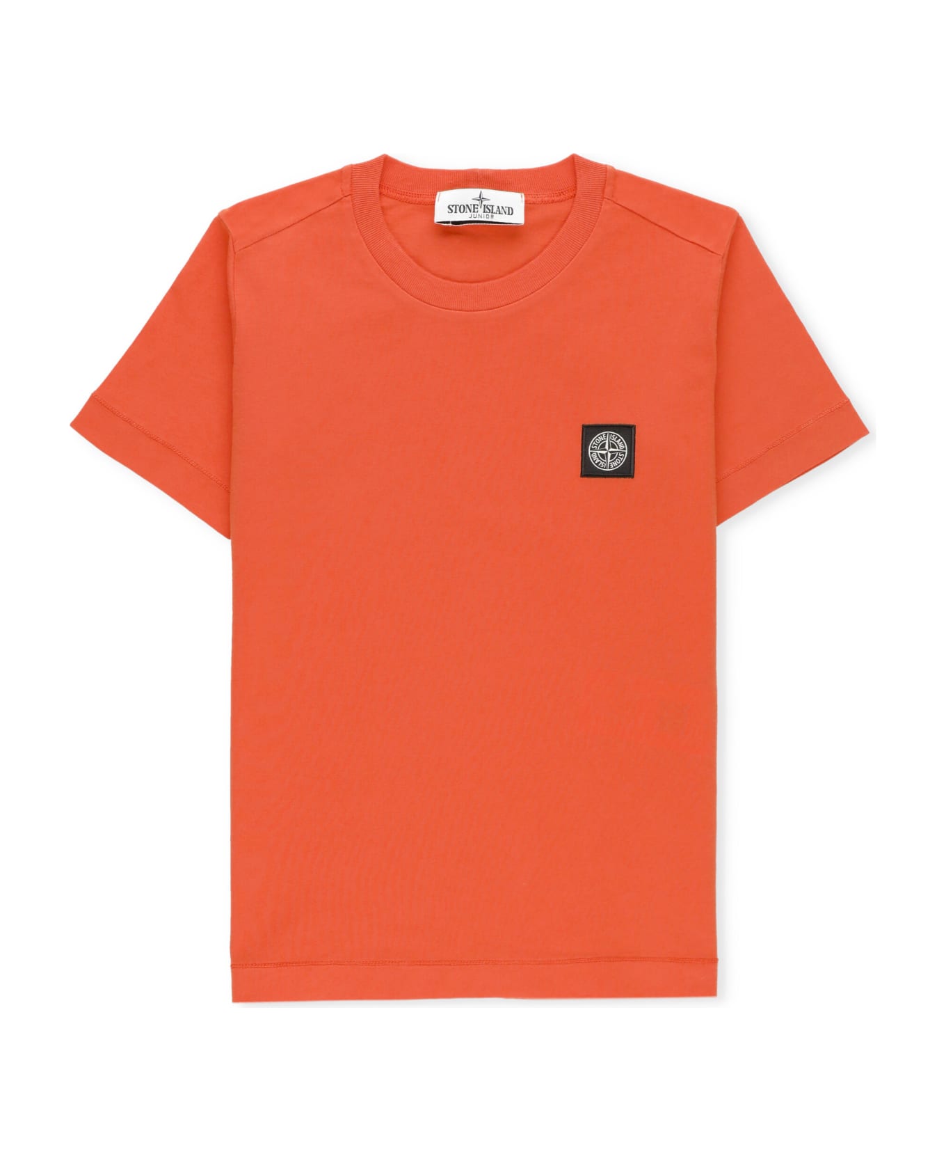 Stone Island Cotton T-shirt - Orange