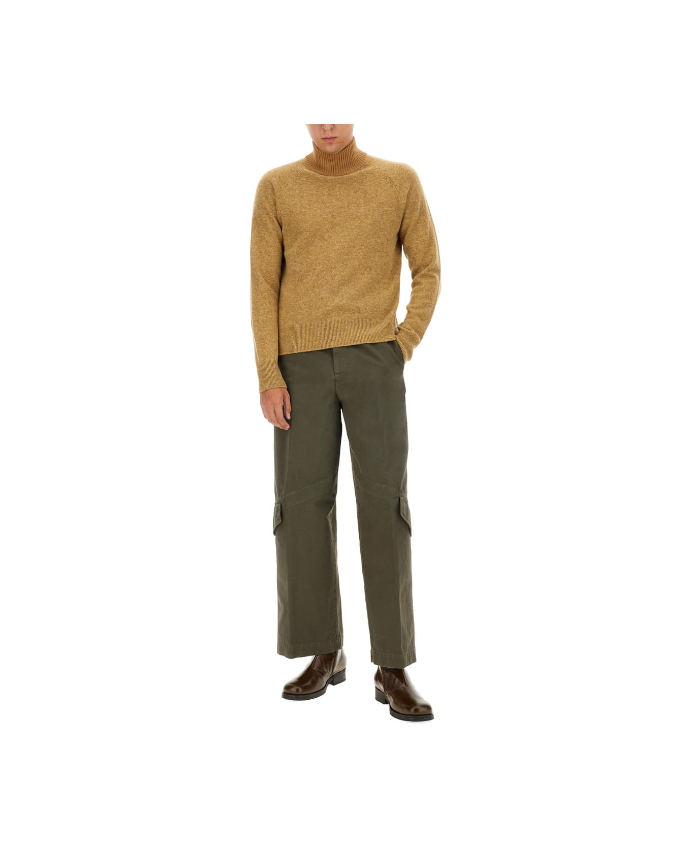Dries Van Noten Mutated Shirt - BEIGE