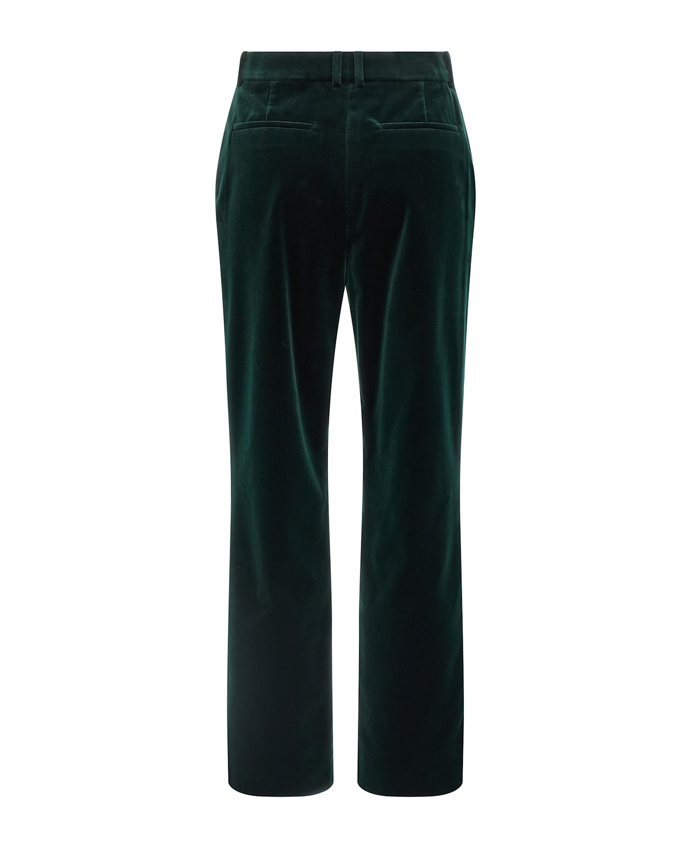 Saint Laurent Velvet Pants - Green