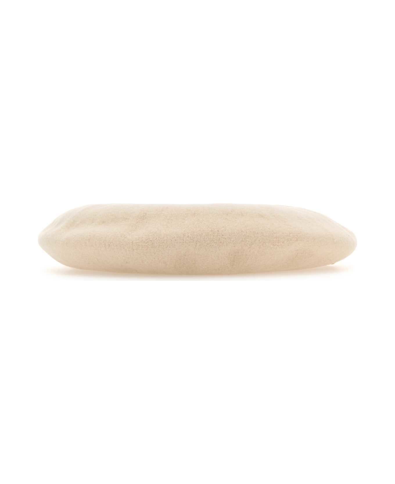 Helen Kaminski Ivory Wool Ali Beret - CREAM