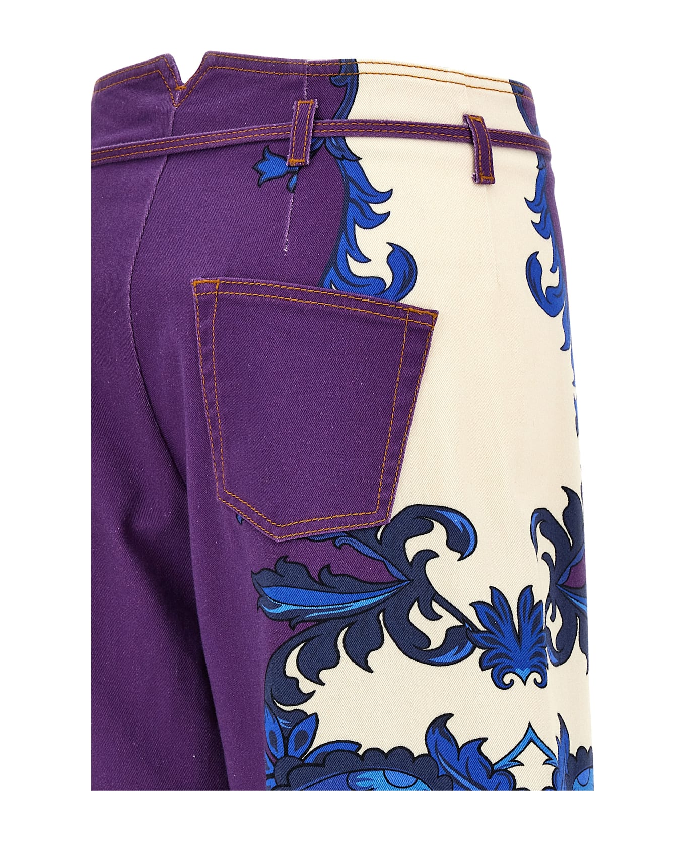 Etro High-waisted Denim Jeans - Purple
