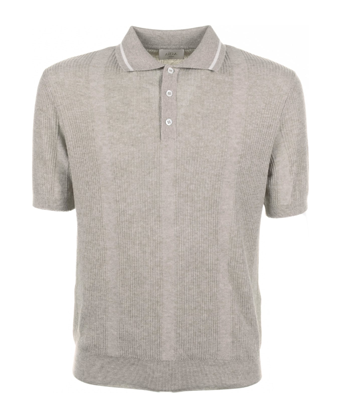 Altea Short-sleeved Polo Shirt In Cotton - SASSO