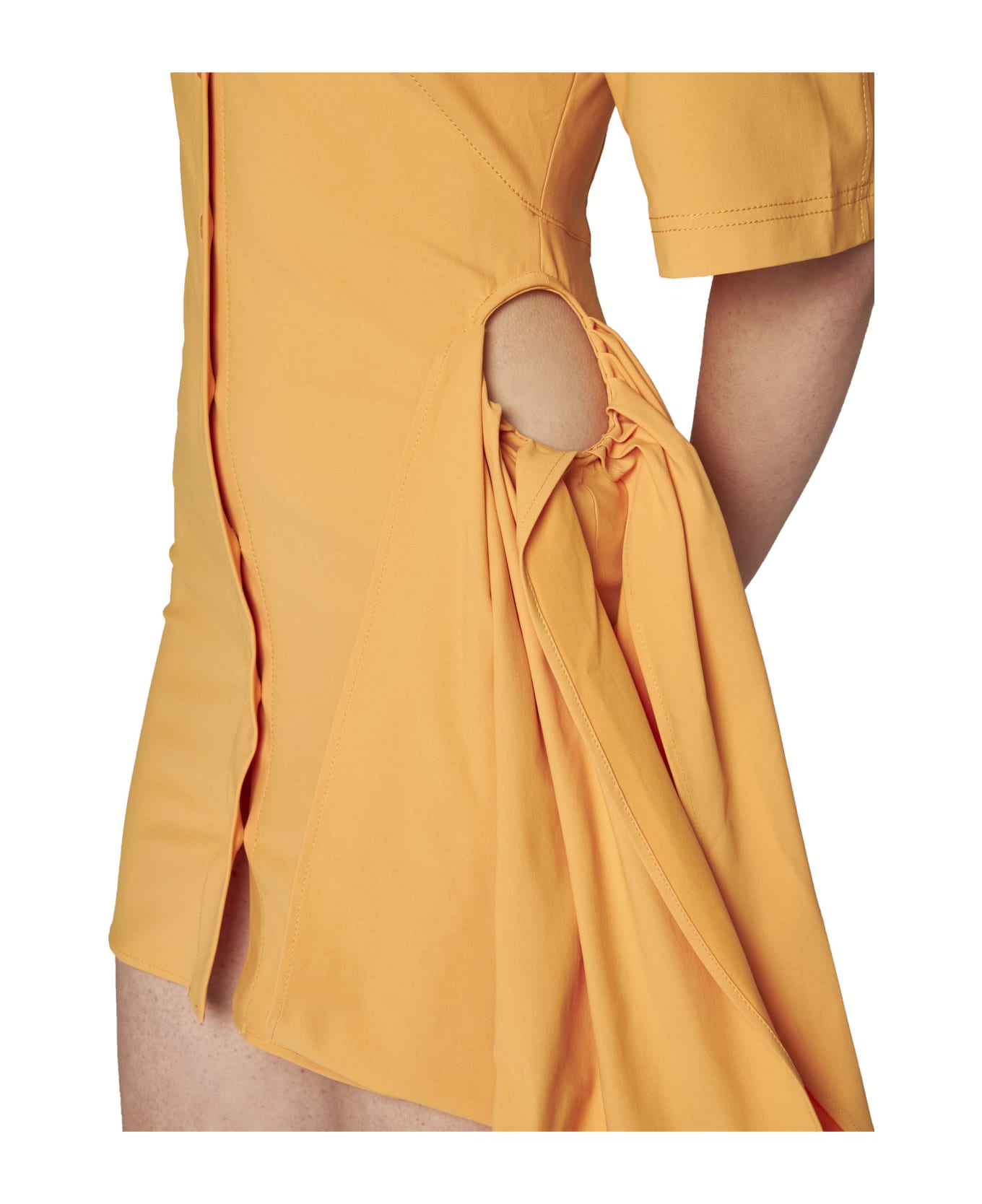 Jacquemus La Robe Camisa Shirt Dress - Orange