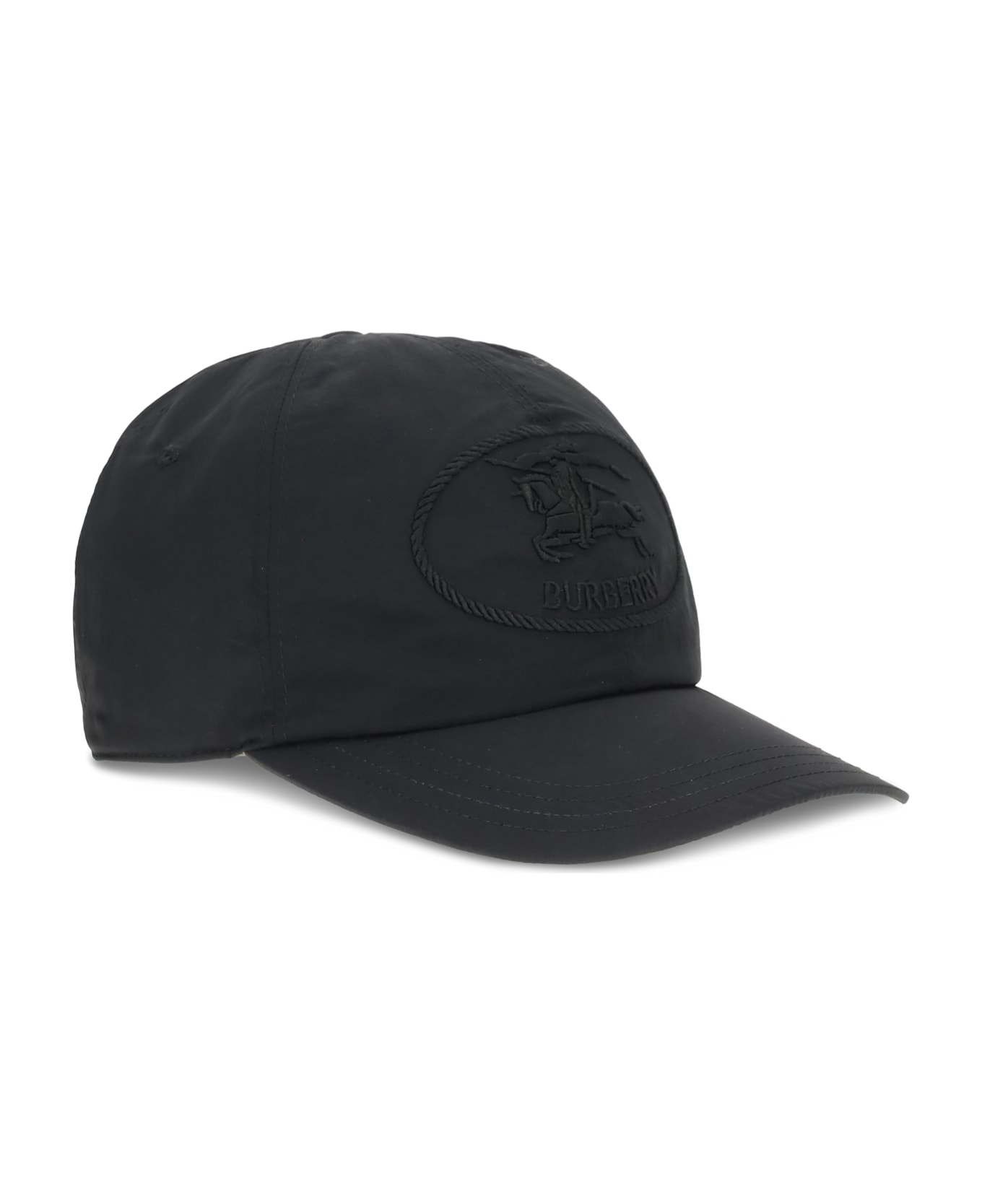 Burberry Knight Stamp Gabardine Baseball Cap