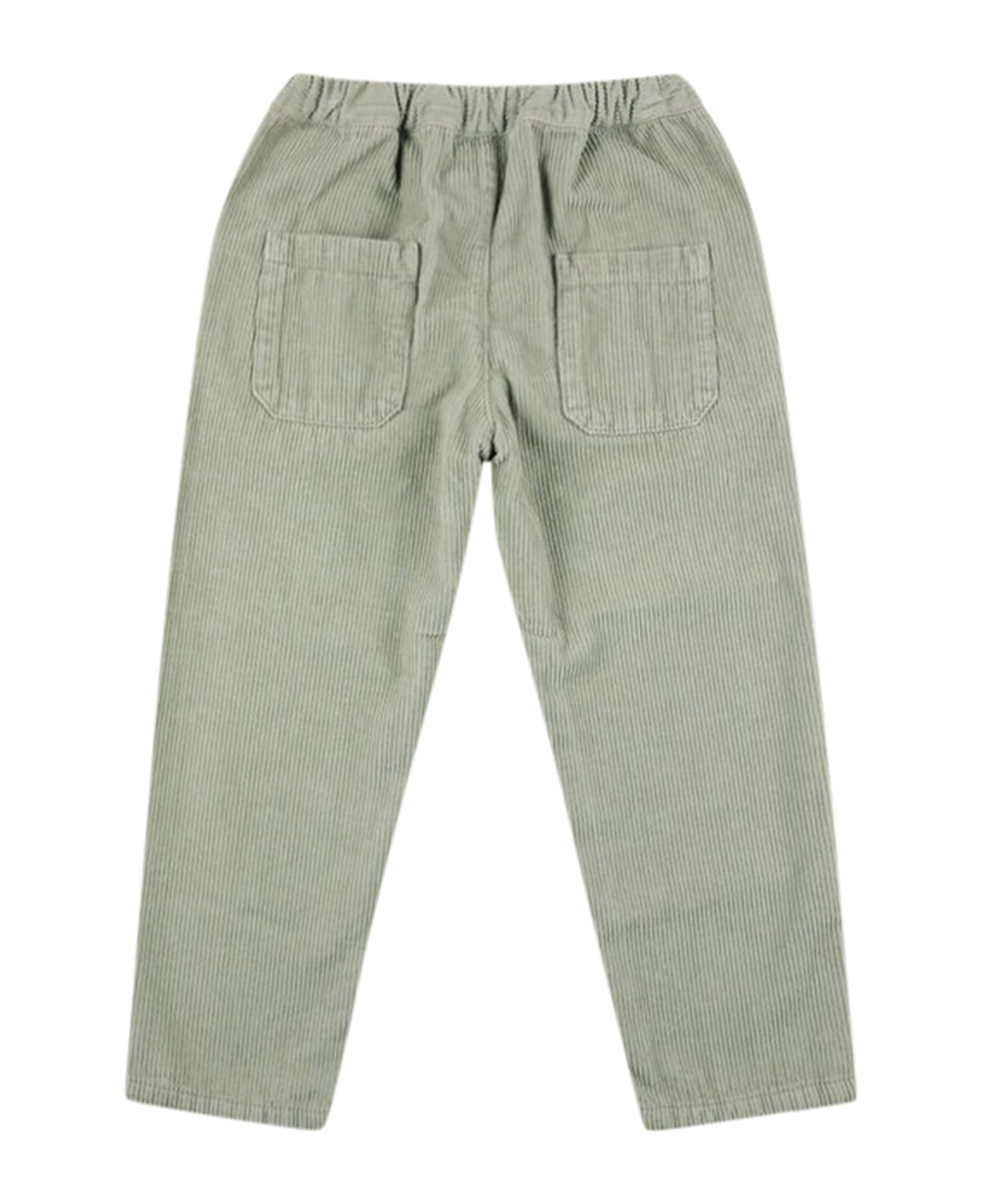 Bobo Choses Green Trousers For Kids With Logo - Green ボトムス