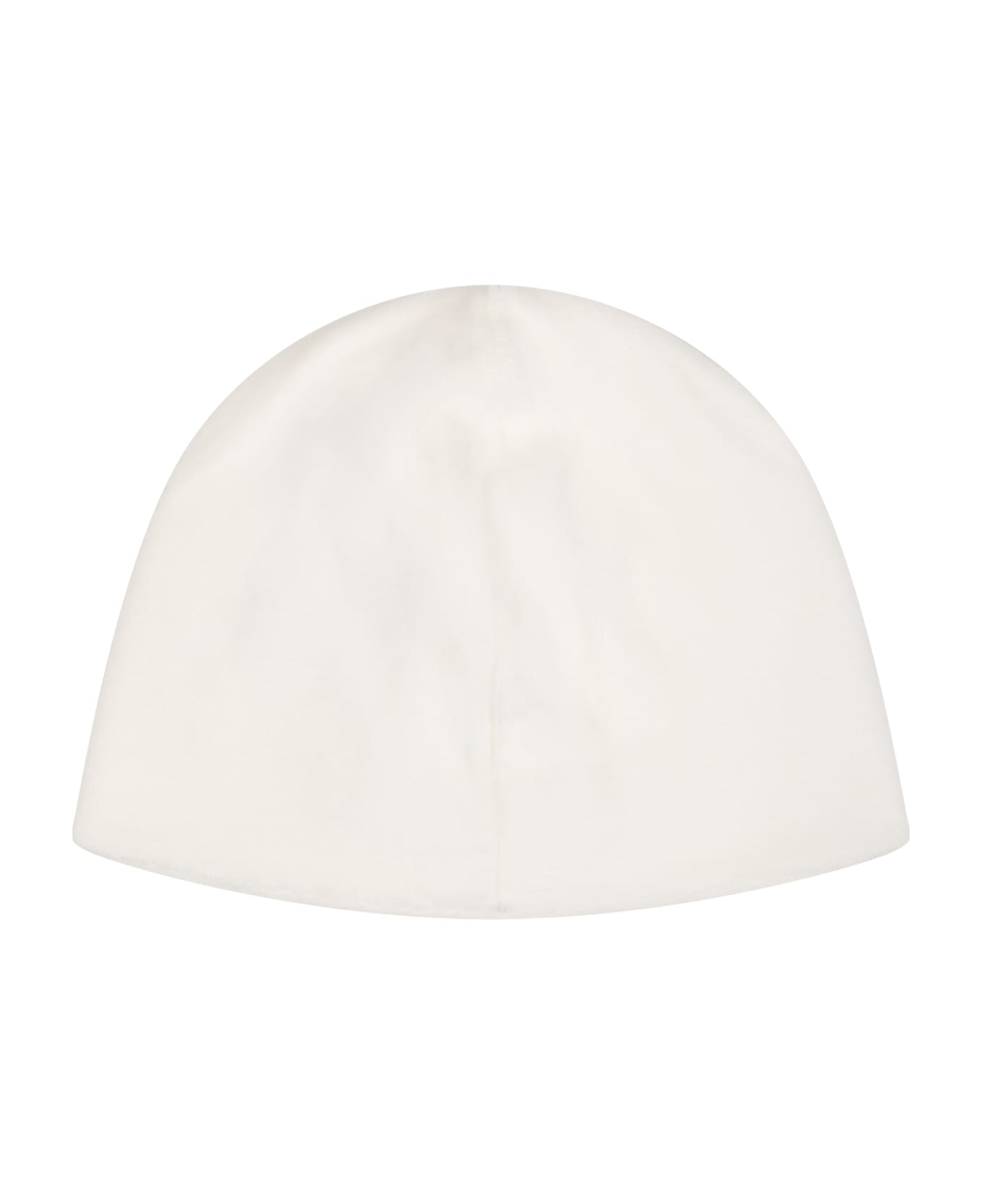 La stupenderia White Hat For Baby Girl With Heart - White