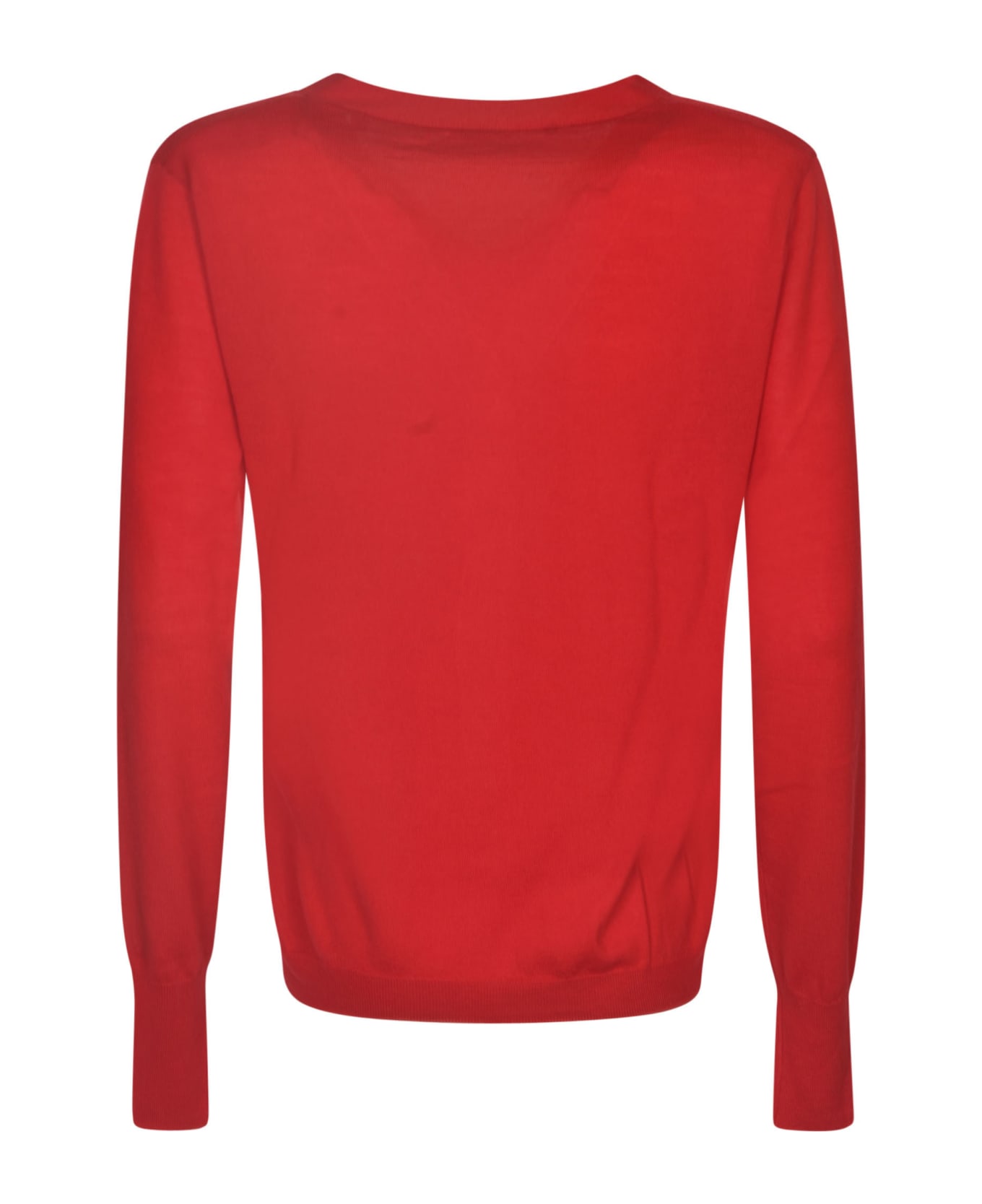 Aspesi V-neck Buttoned Cardigan - Red
