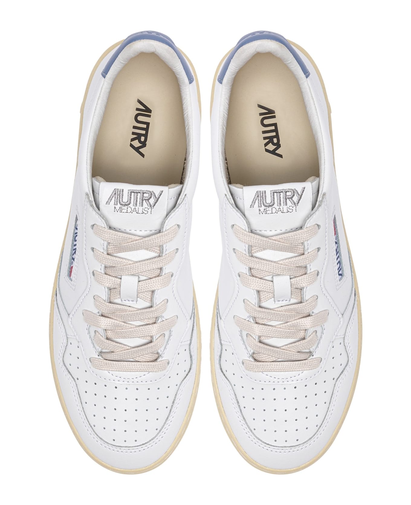 Autry Medalist Low Leat Leat Wht Tempest - Wht Tempest