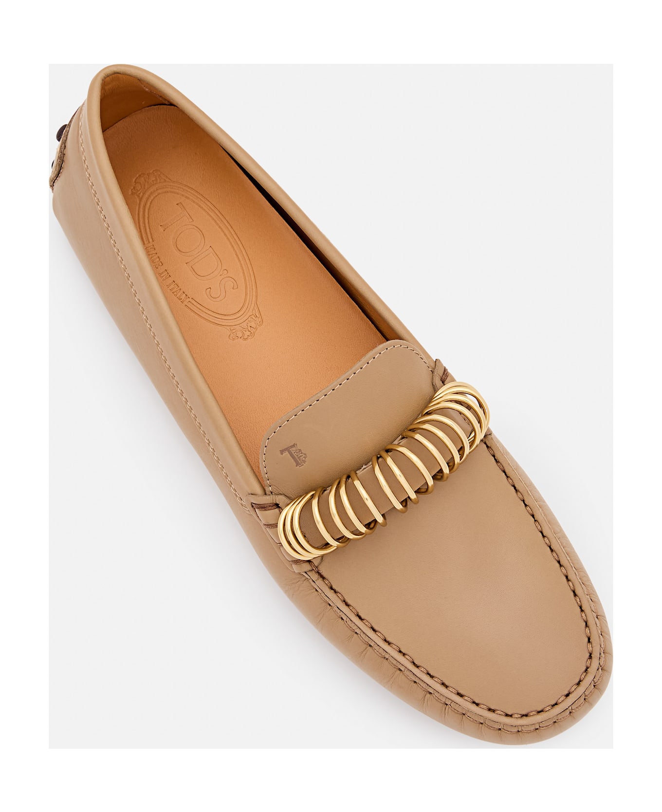 Tod
s Loafer With Ring Band - Brown