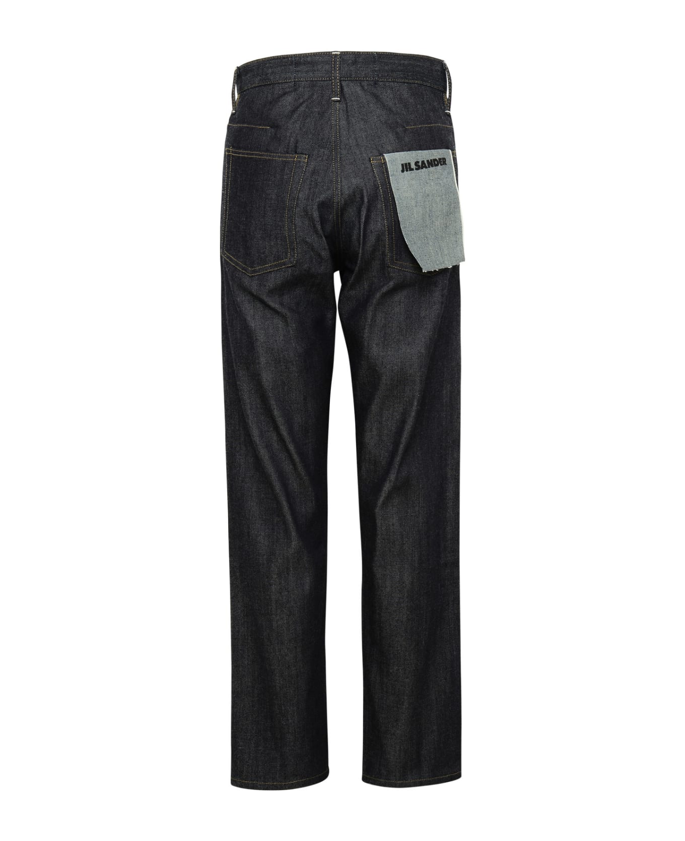 Jil Sander Black Cotton Jeans - Black