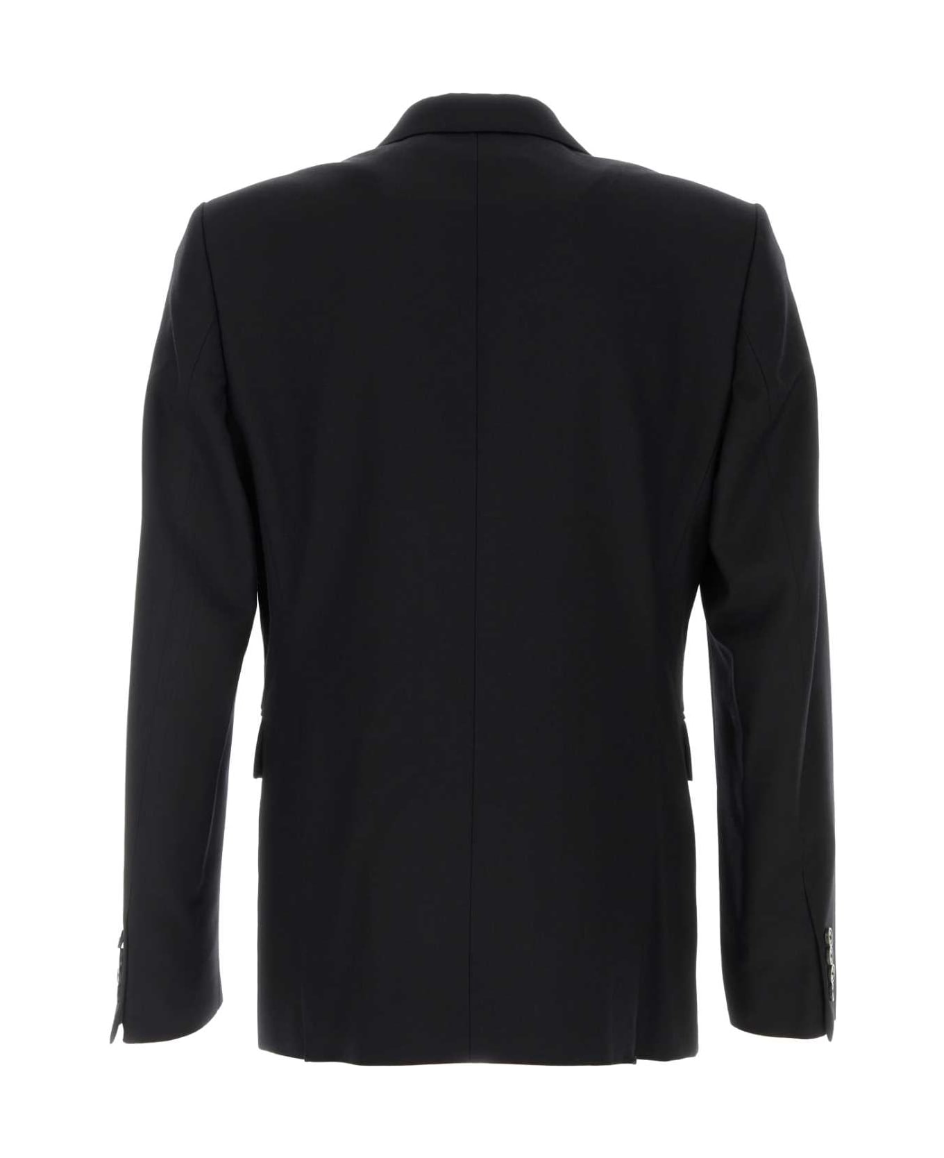 Dries Van Noten Black Wool Blaine Blazer - Black