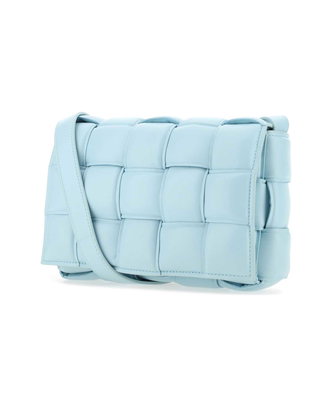 Bottega Veneta Light-blue Nappa Leather Small Padded Cassette Crossbody Bag - 3915 ショルダーバッグ