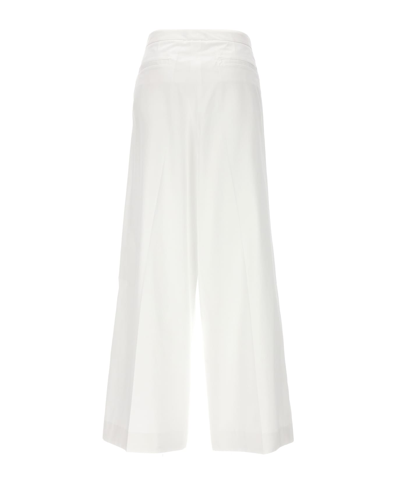 Fabiana Filippi Pleated Tailored Trousers - White
