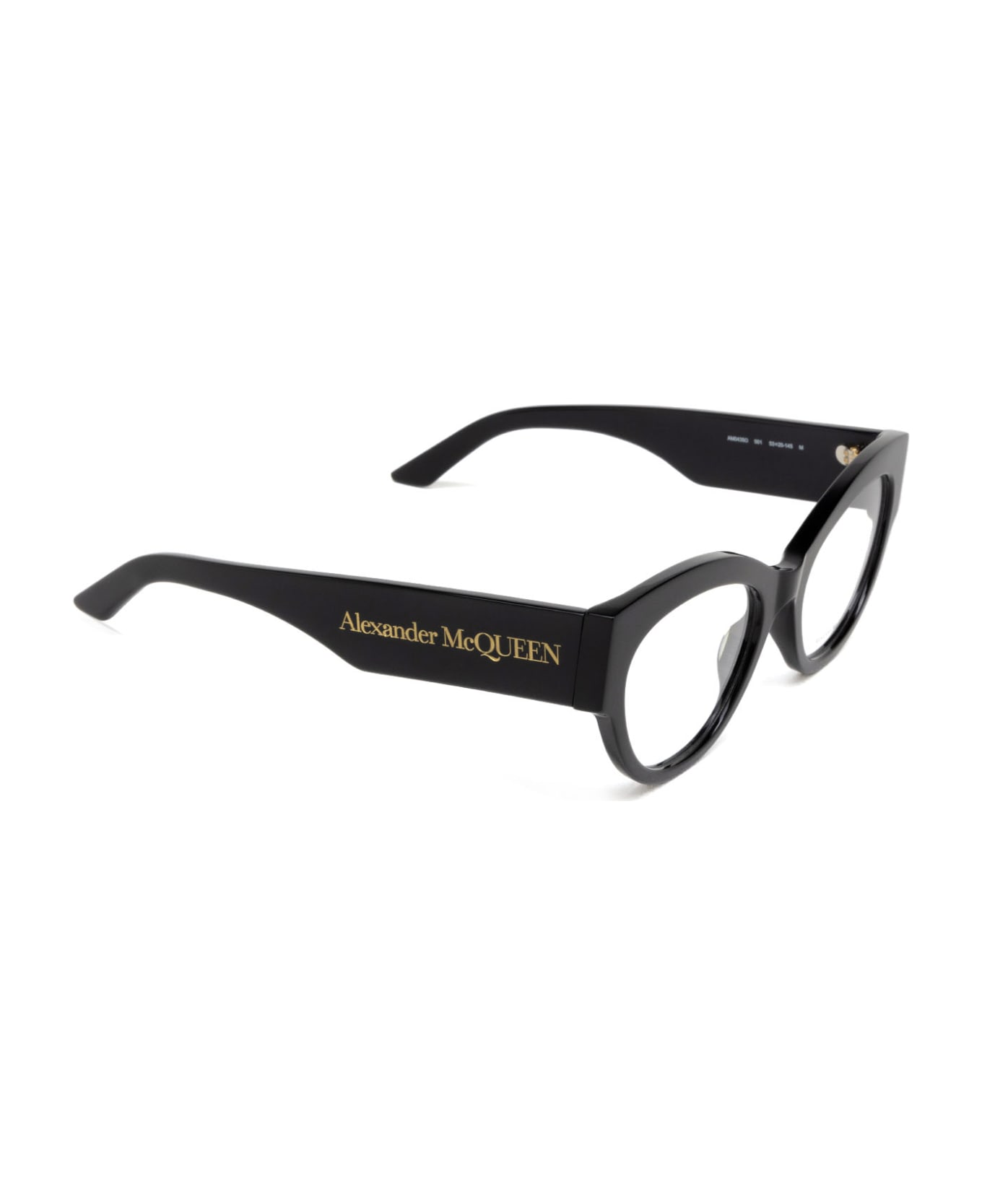 Alexander McQueen Eyewear Am0435o Black Glasses - Black