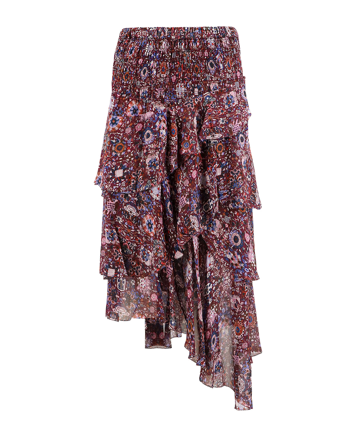 Marant Étoile Brigitte Viscose Skirt - PLUM