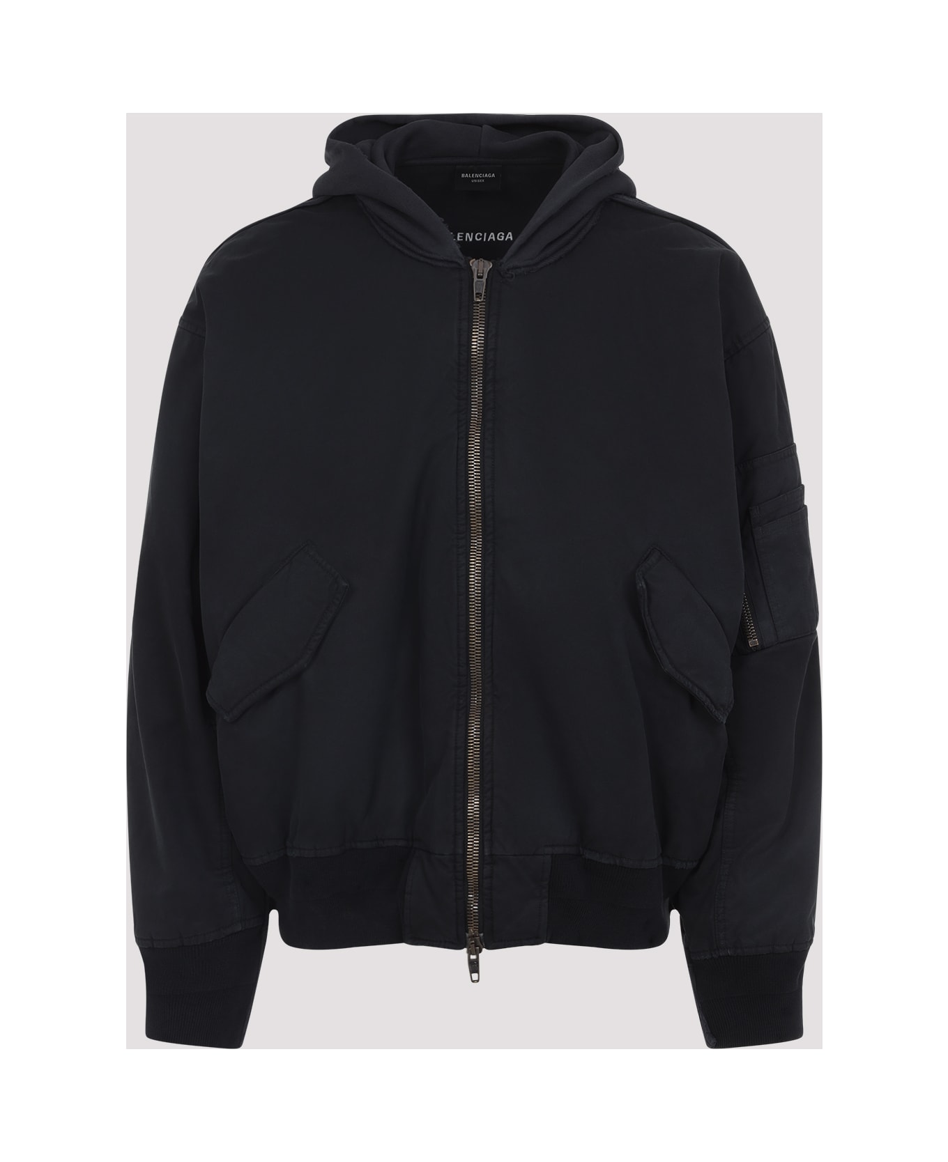 Balenciaga Hybrid Bomber - BLACK