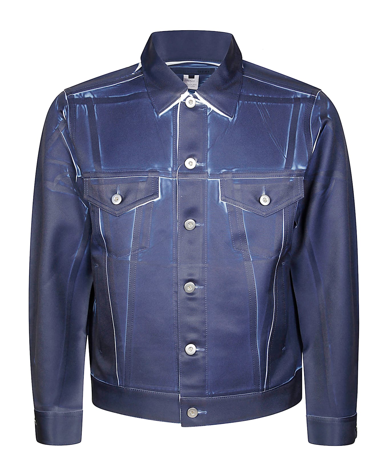 Comme des Garçons Shirt Mens Jacket Woven - NAVY