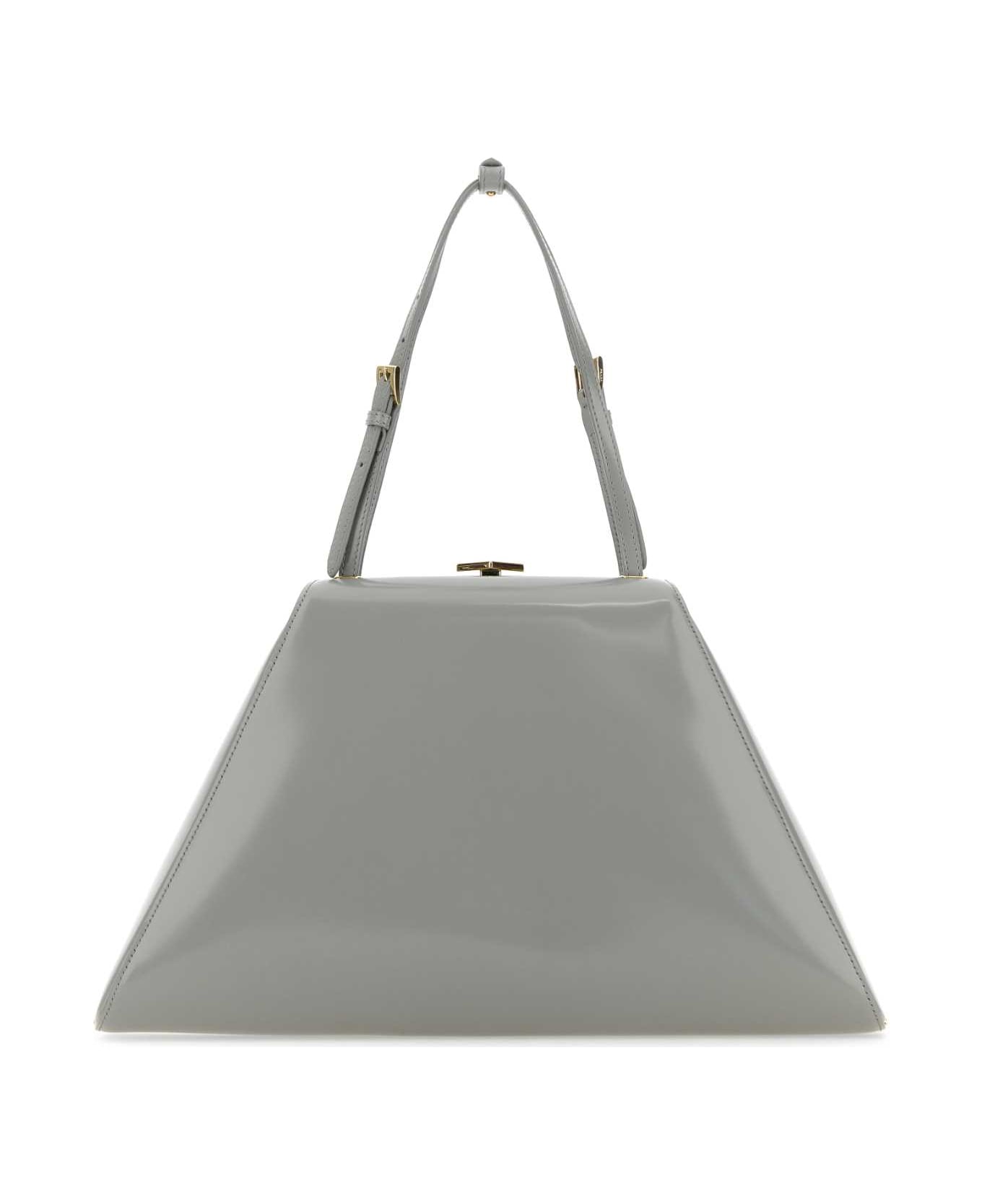 Prada Light Grey Leather Handbag - NUBE トートバッグ