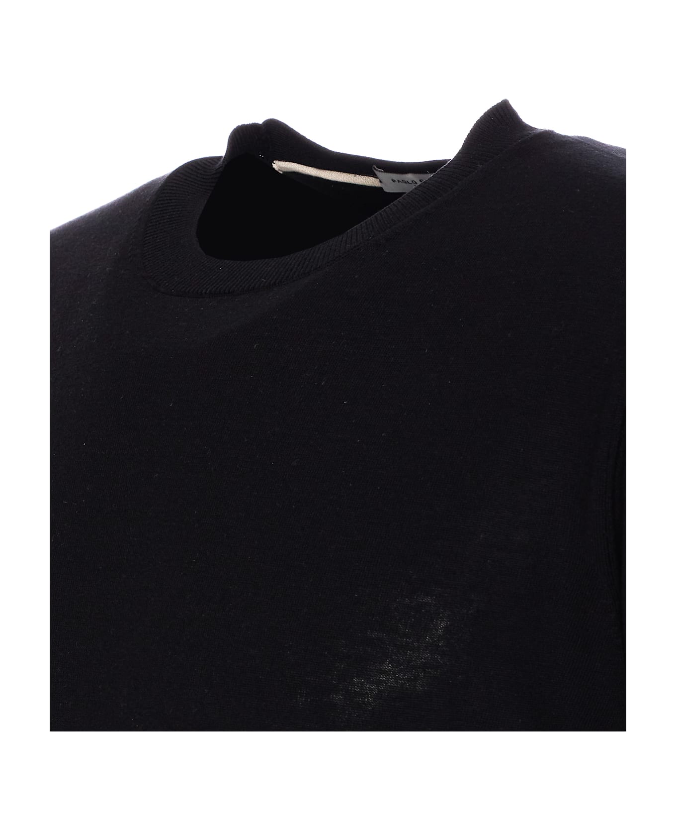 Paolo Pecora Short Sleeves Sweater - Black