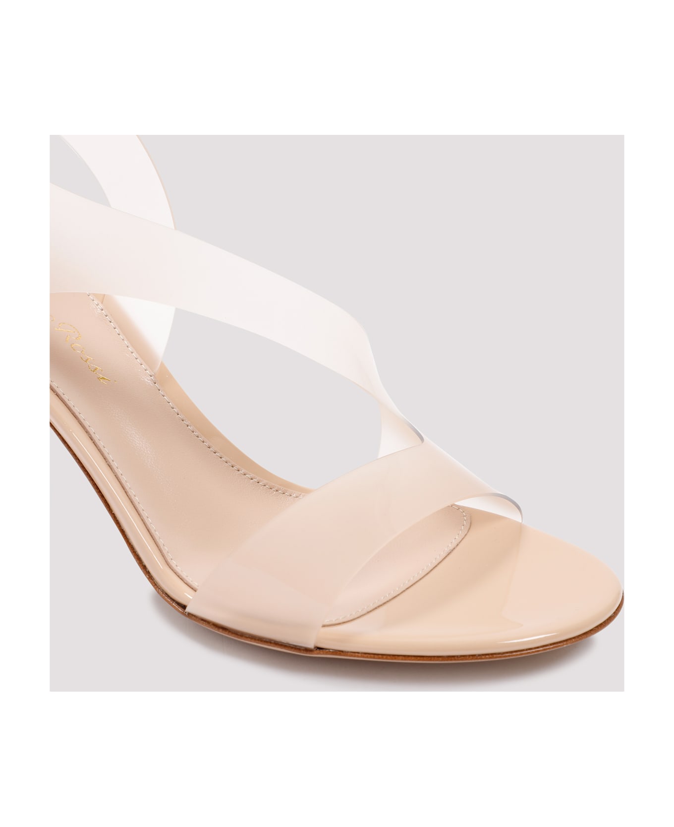 Gianvito Rossi Pvc Metropolis Sandals - Nunu Nude Nude