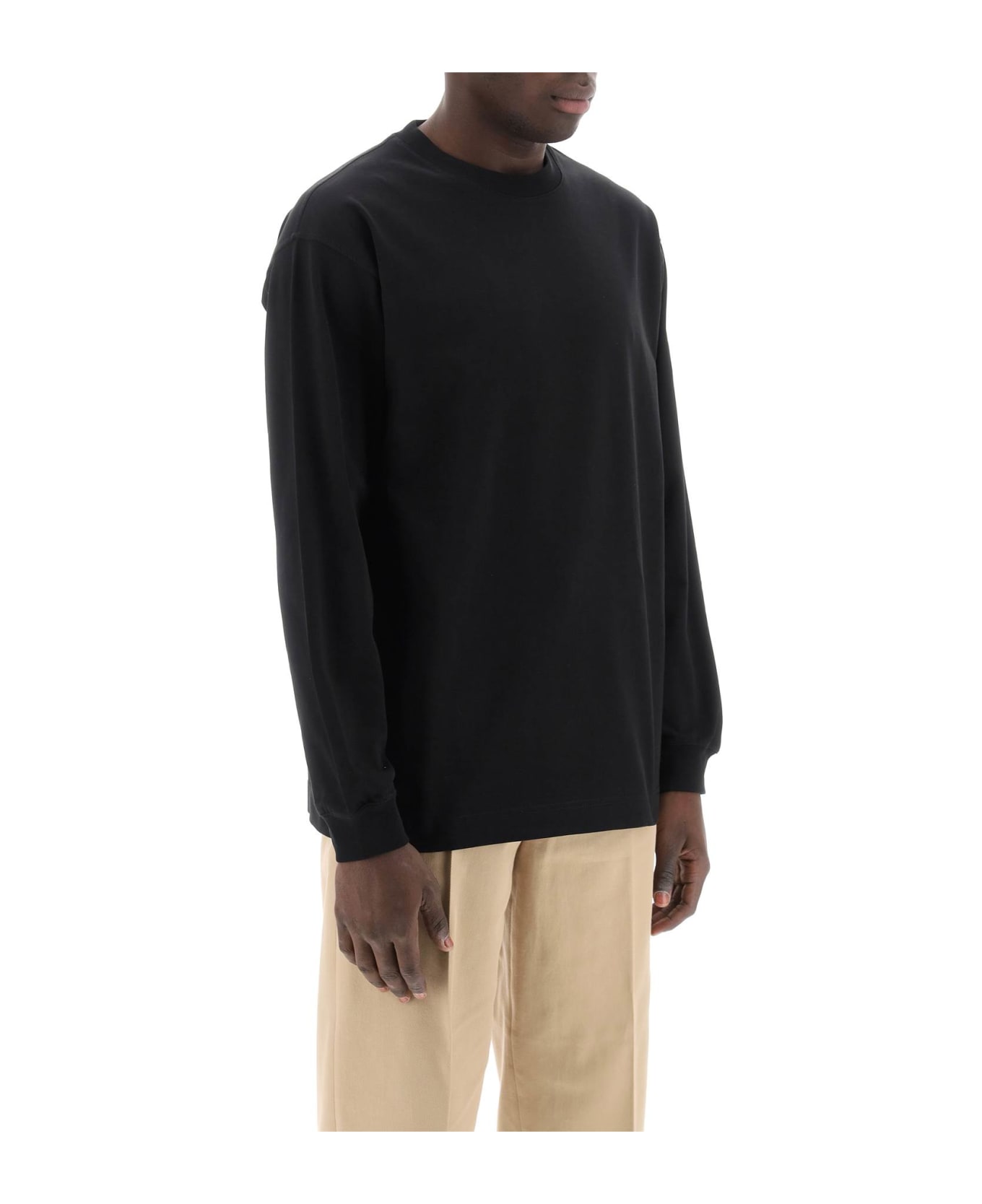 Closed Long-sleeved T-shirt - BLACK (Black)