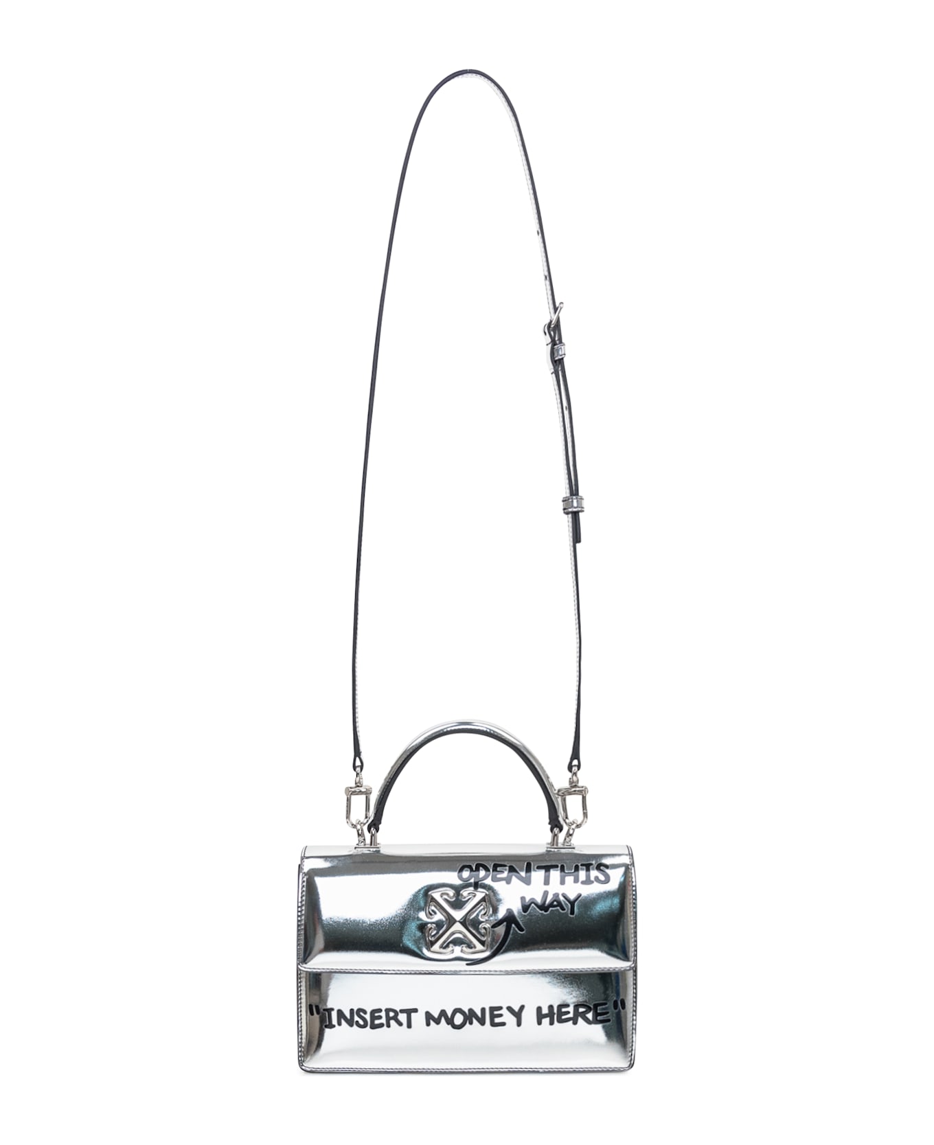 Off-White Jitney 1.4 Bag - SILVER-BLACK