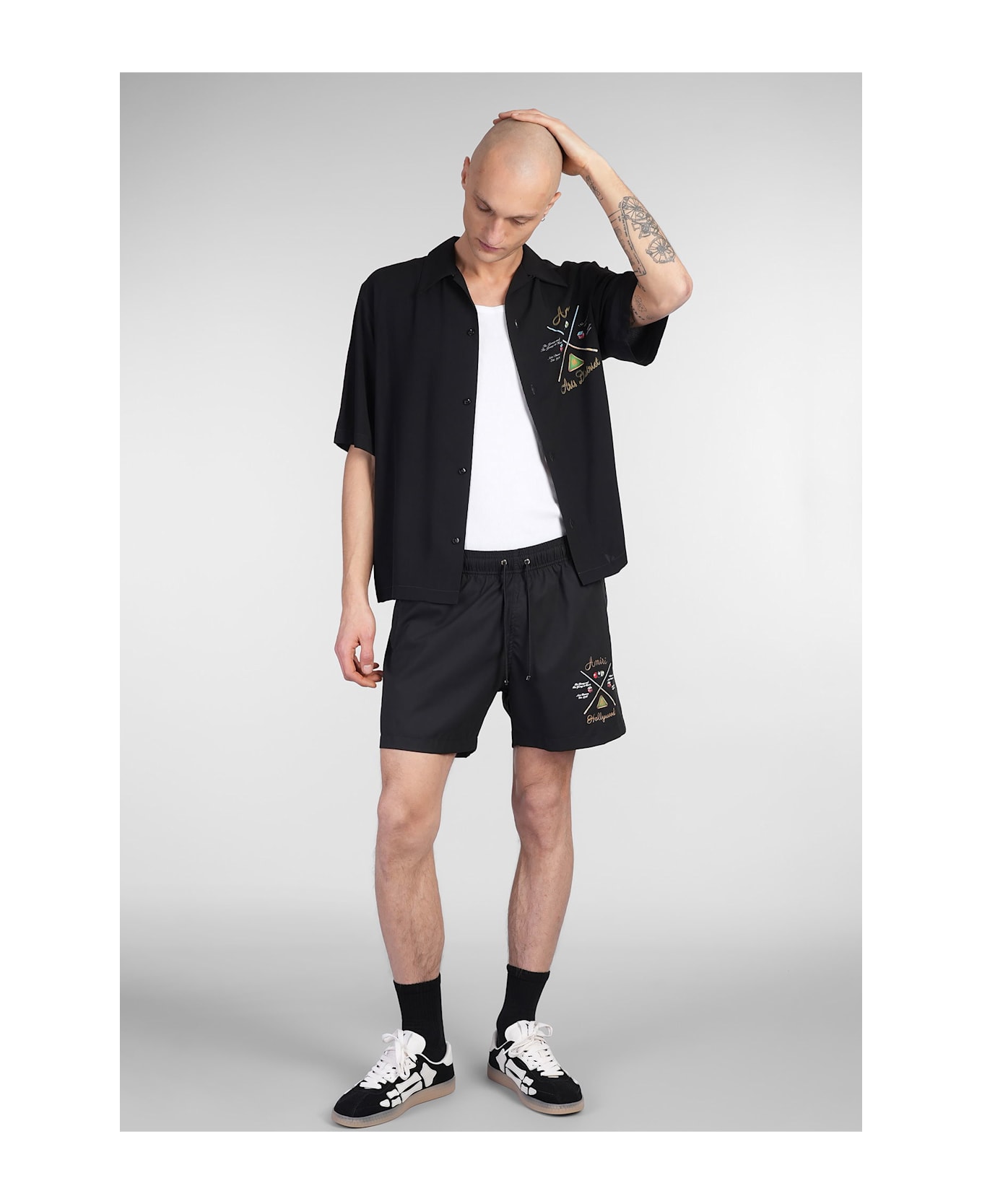 AMIRI Beachwear In Black Polyester - black