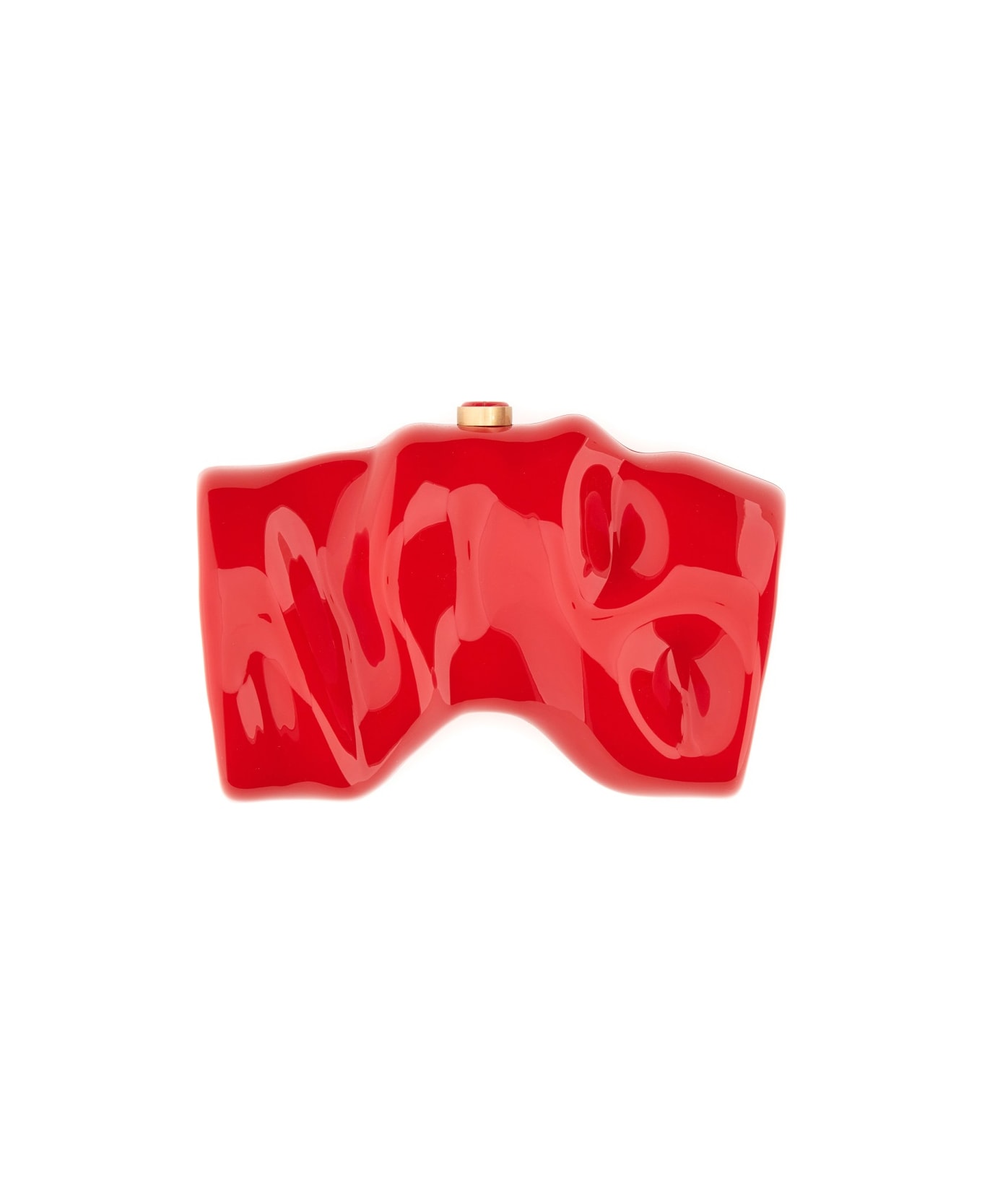 Cult Gaia Clutch "scrunch" - RED