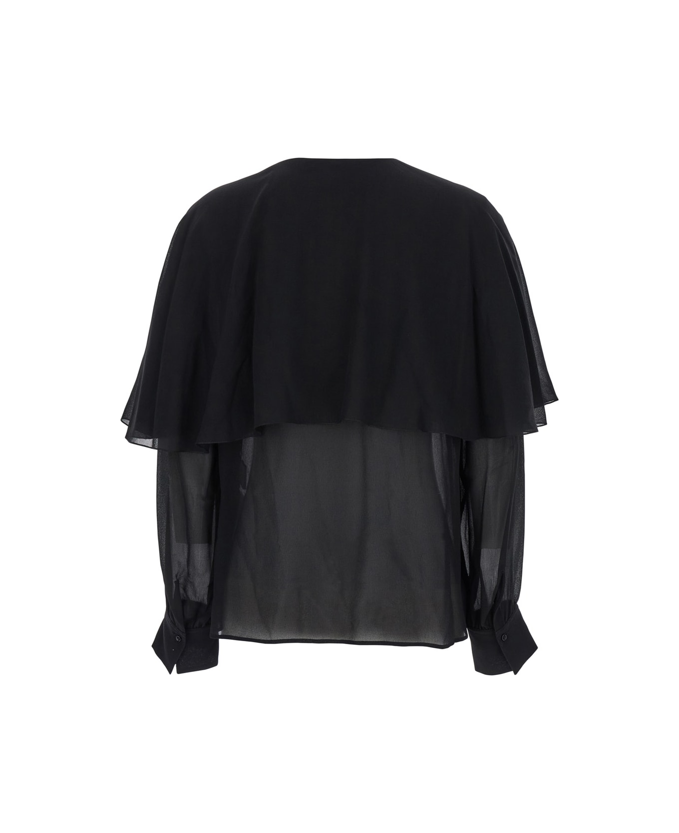 Chloé Chiffon Blouse - Black