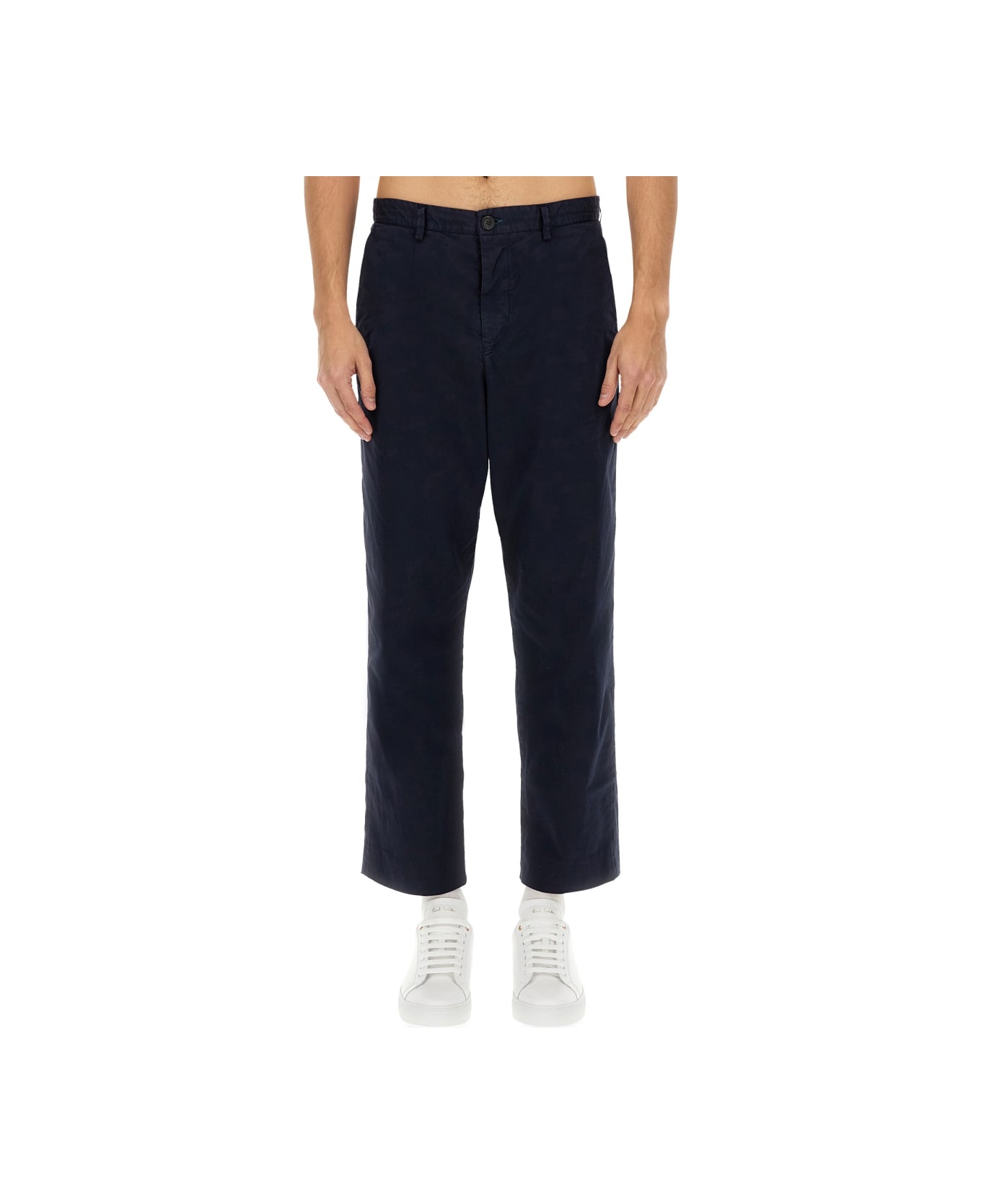 PS by Paul Smith Cotton Pants - BLUE