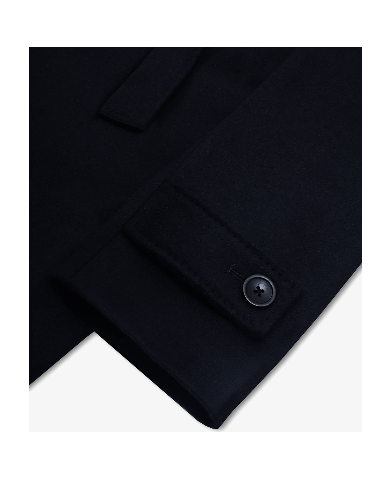 Larusmiani Wool And Cashmere Peacoat Denali Coat - Blue