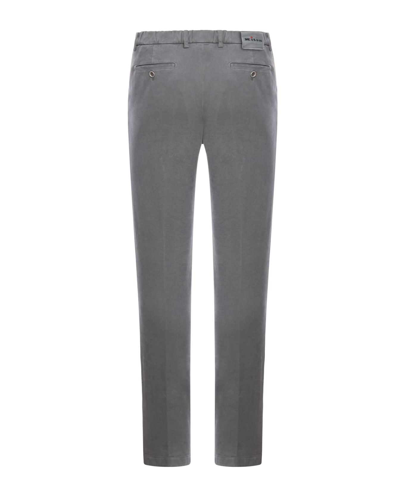 Kiton Cotton Pants - Grey ボトムス