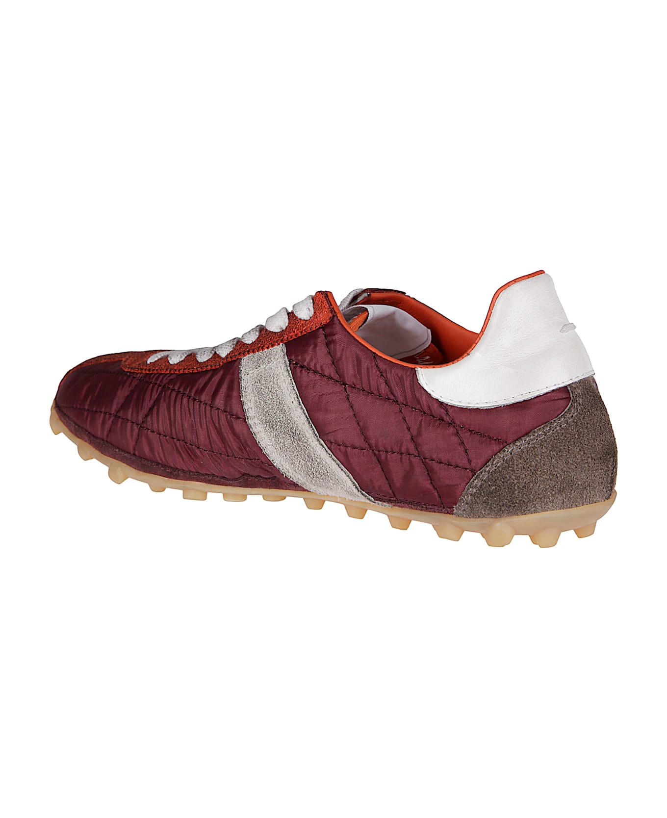 Maison Margiela Dark Red Sneakers - Oxblood/White/Grey