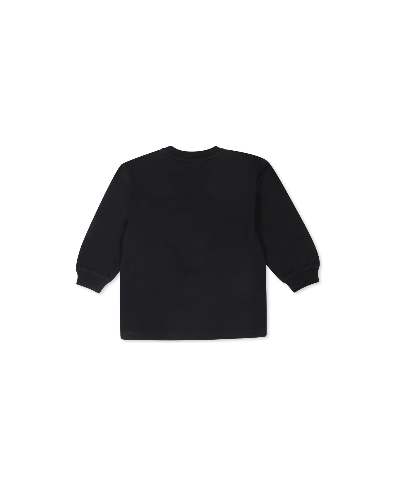 Moschino Black Dress For Baby Girl With Two Teddy Bears - Black