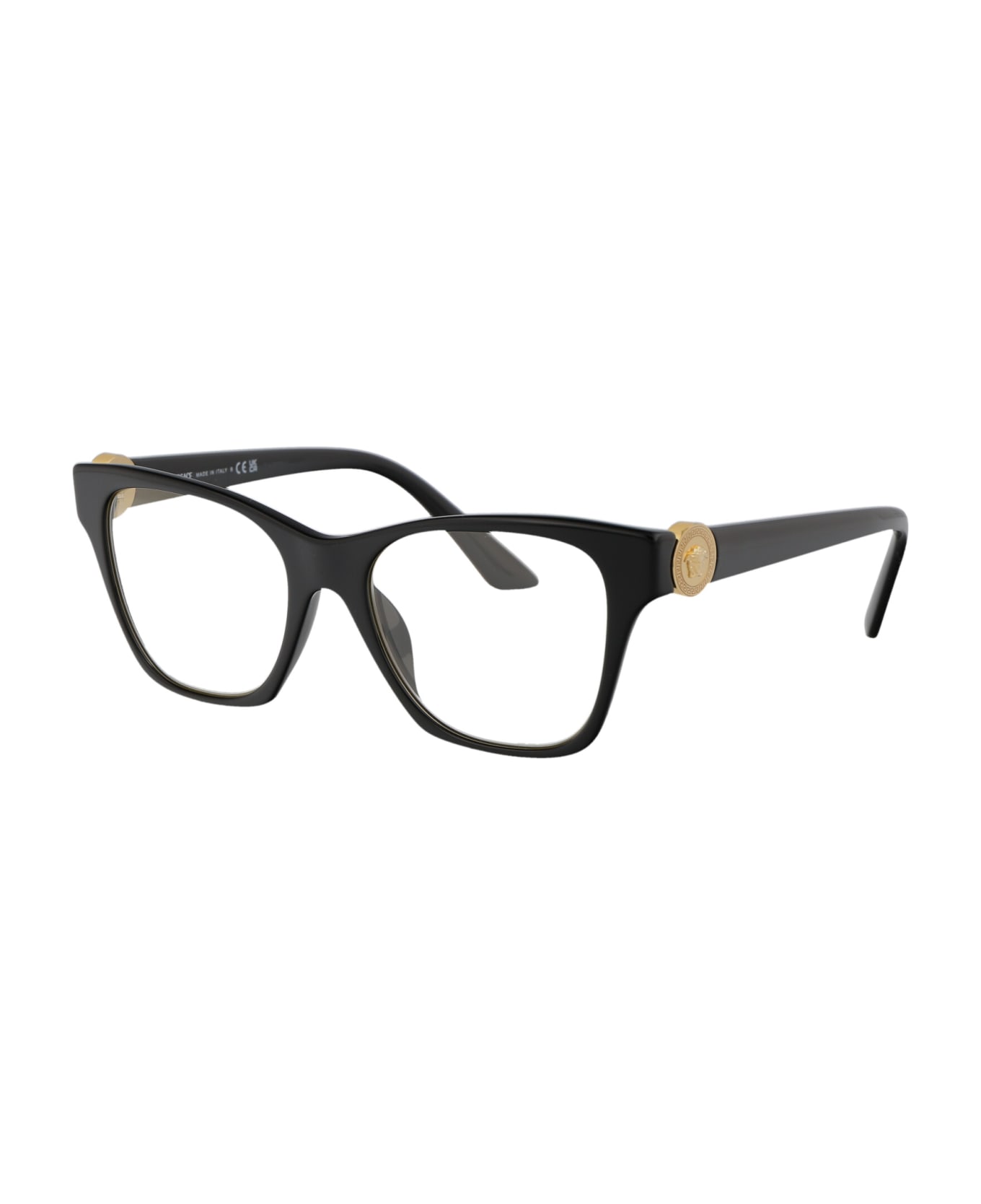 Versace Eyewear 0ve3341u Glasses - GB1 BLACK アイウェア