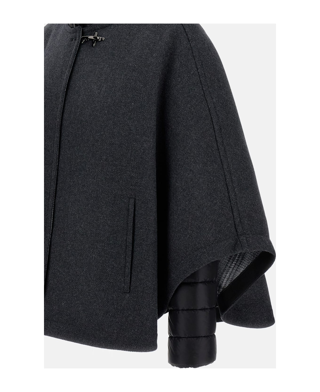 Fay Double Cape - GREY